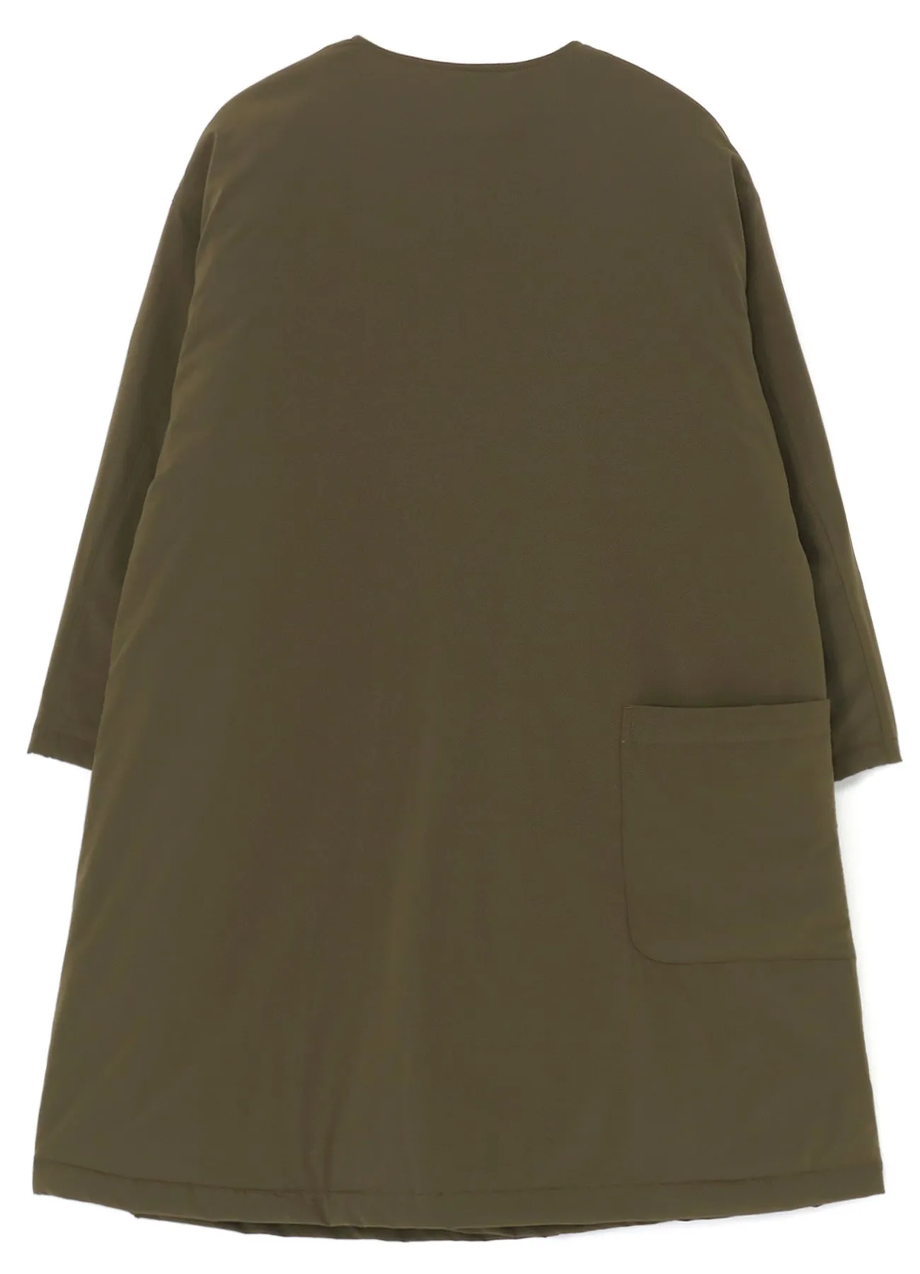 TYPEWRITER POLYESTER COLLARLESS COAT sold by Yohji Yamamoto product image thumbnail 3
