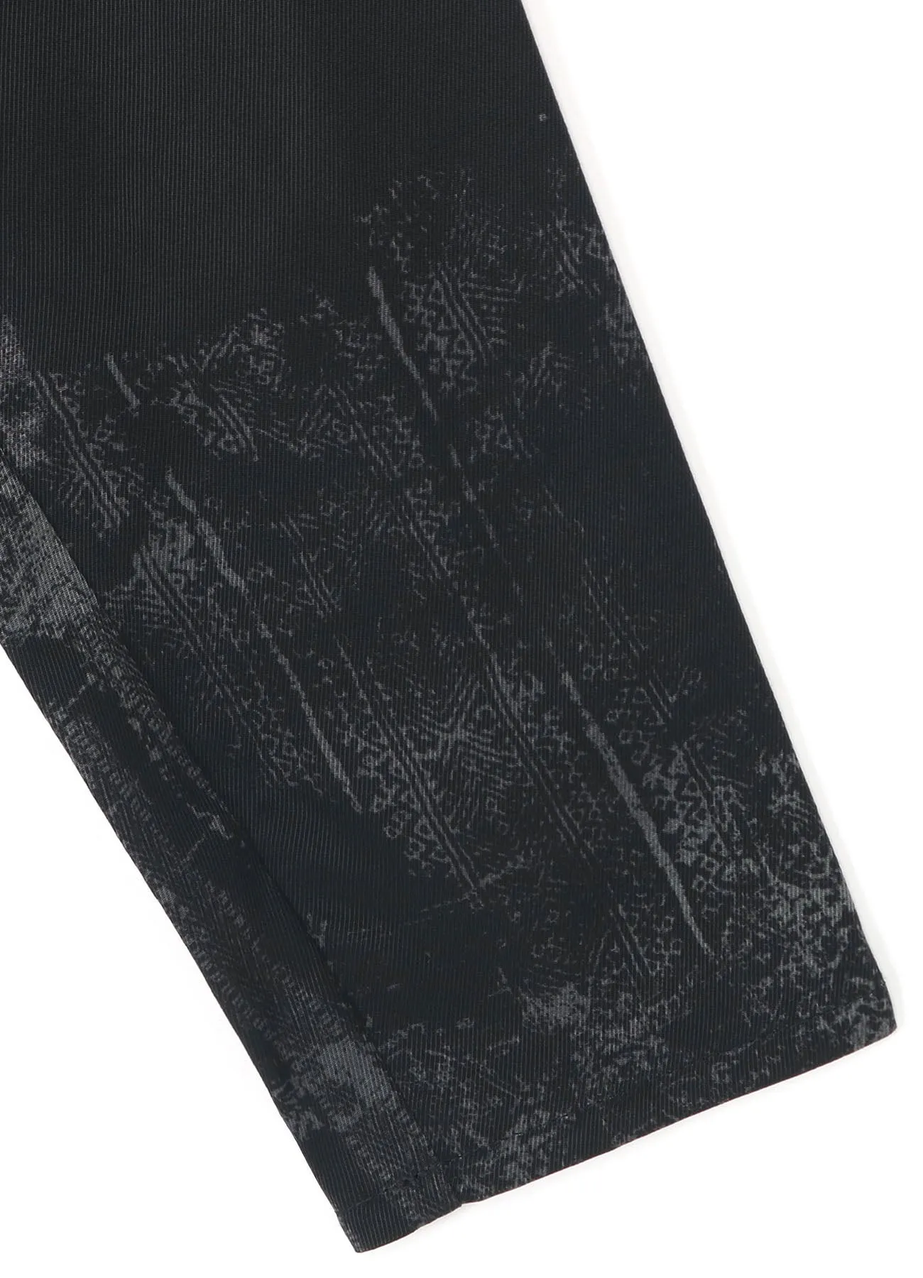 CUPRO/RAYON TWILL LACE-UP SHOULDER DETAIL TOP sold by Yohji Yamamoto product image thumbnail 5