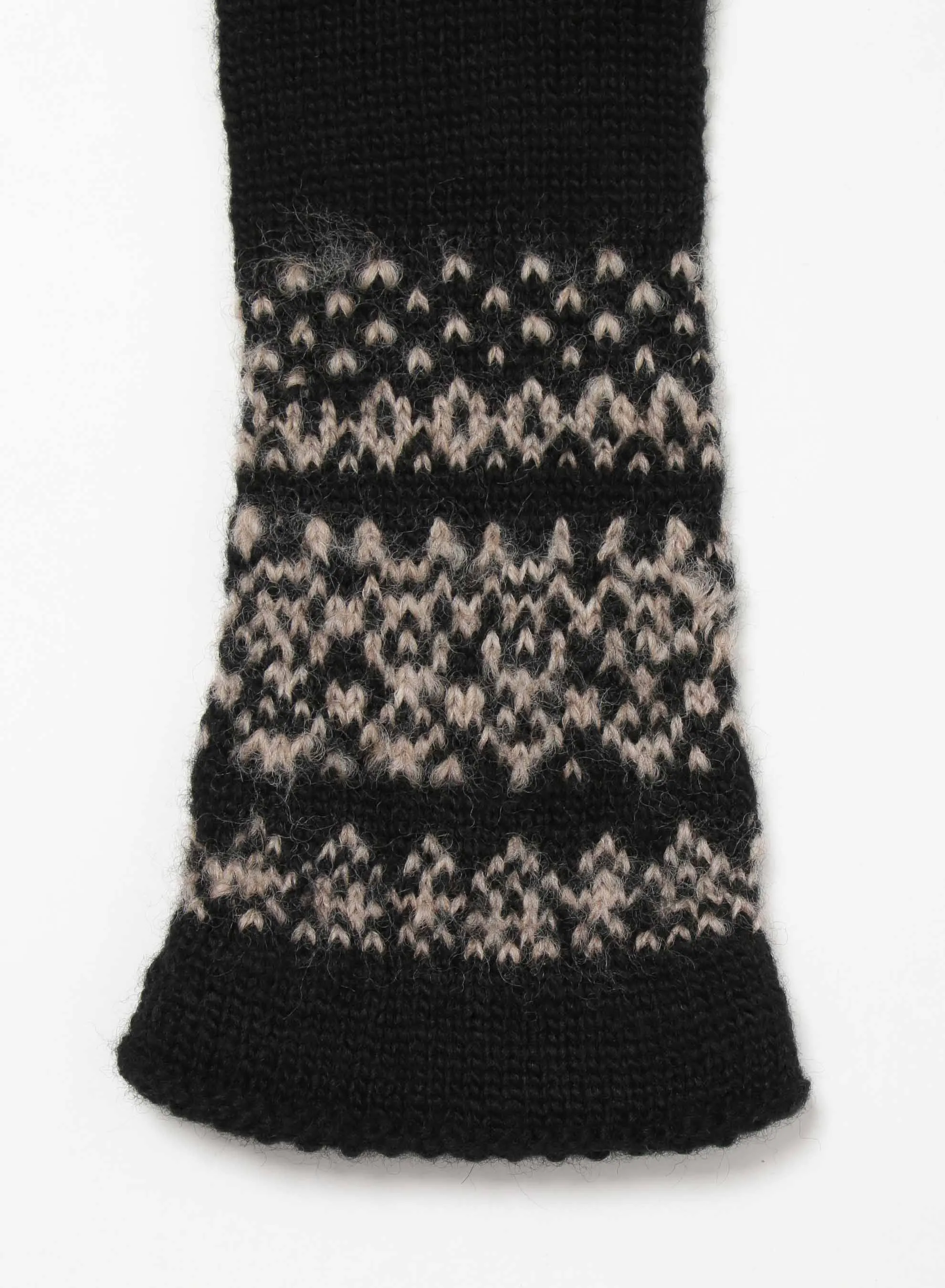 FAIR ISLE PATTERN FINGERLESS GLOVES sold by Yohji Yamamoto product image thumbnail 5