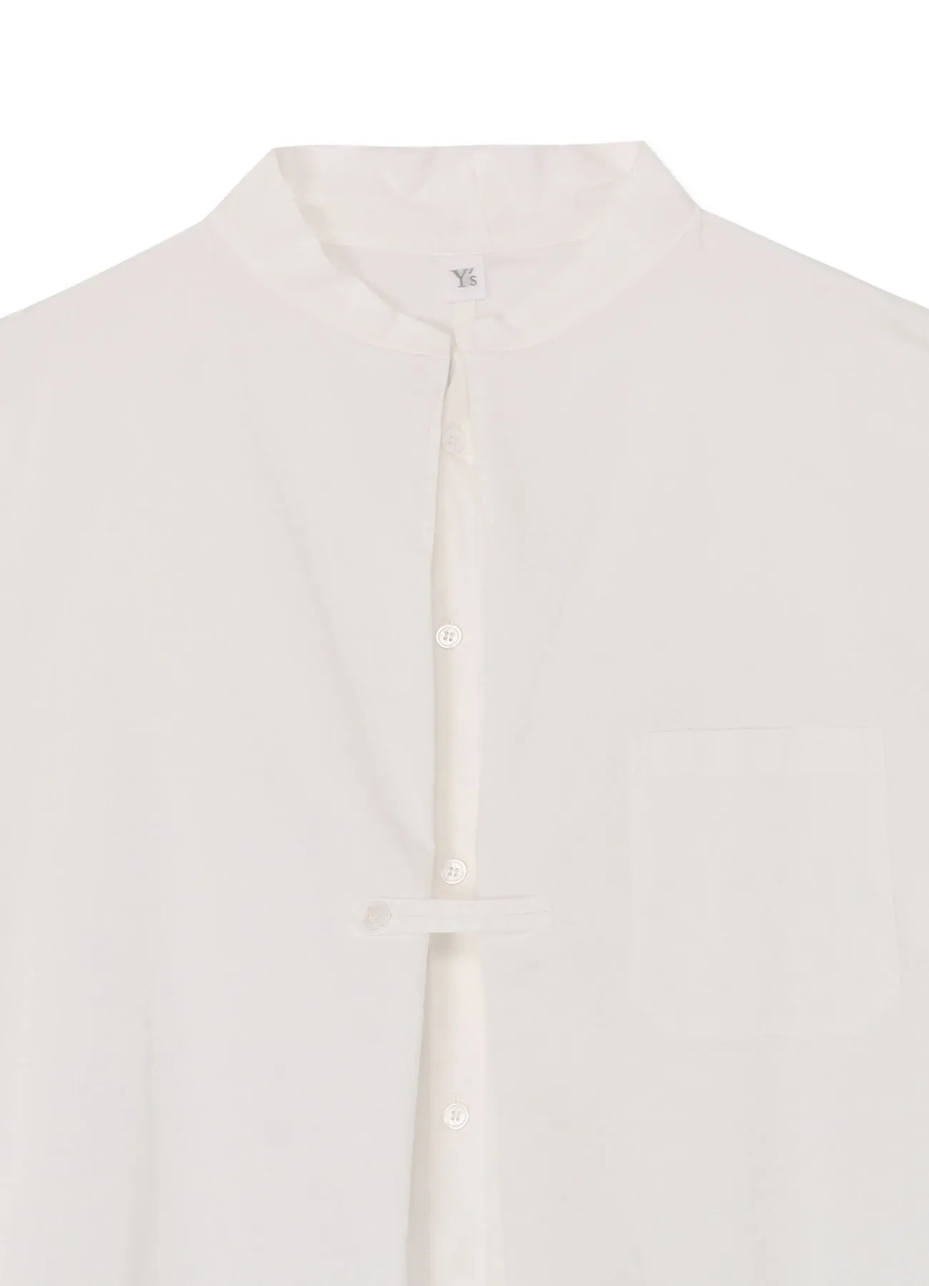 THIN COTTON TWILL PLEATED SHIRT DRESS sold by Yohji Yamamoto product image thumbnail 4