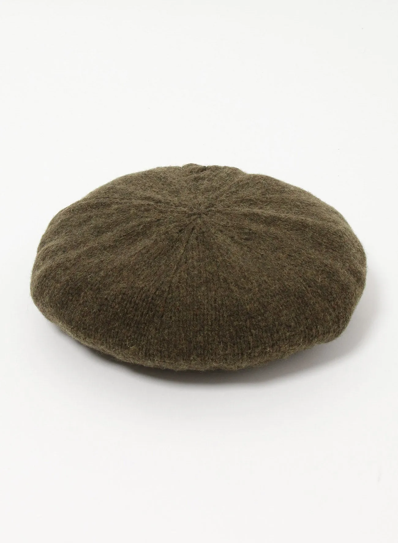 KNITTED LAMBSWOOL BERET sold by Yohji Yamamoto product image thumbnail 2