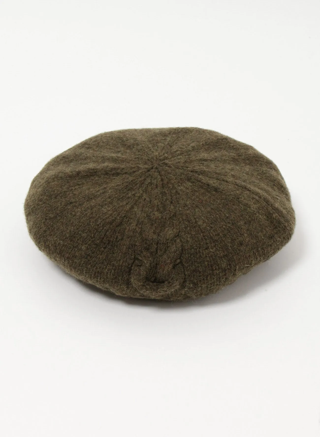 KNITTED LAMBSWOOL BERET sold by Yohji Yamamoto product image thumbnail 3