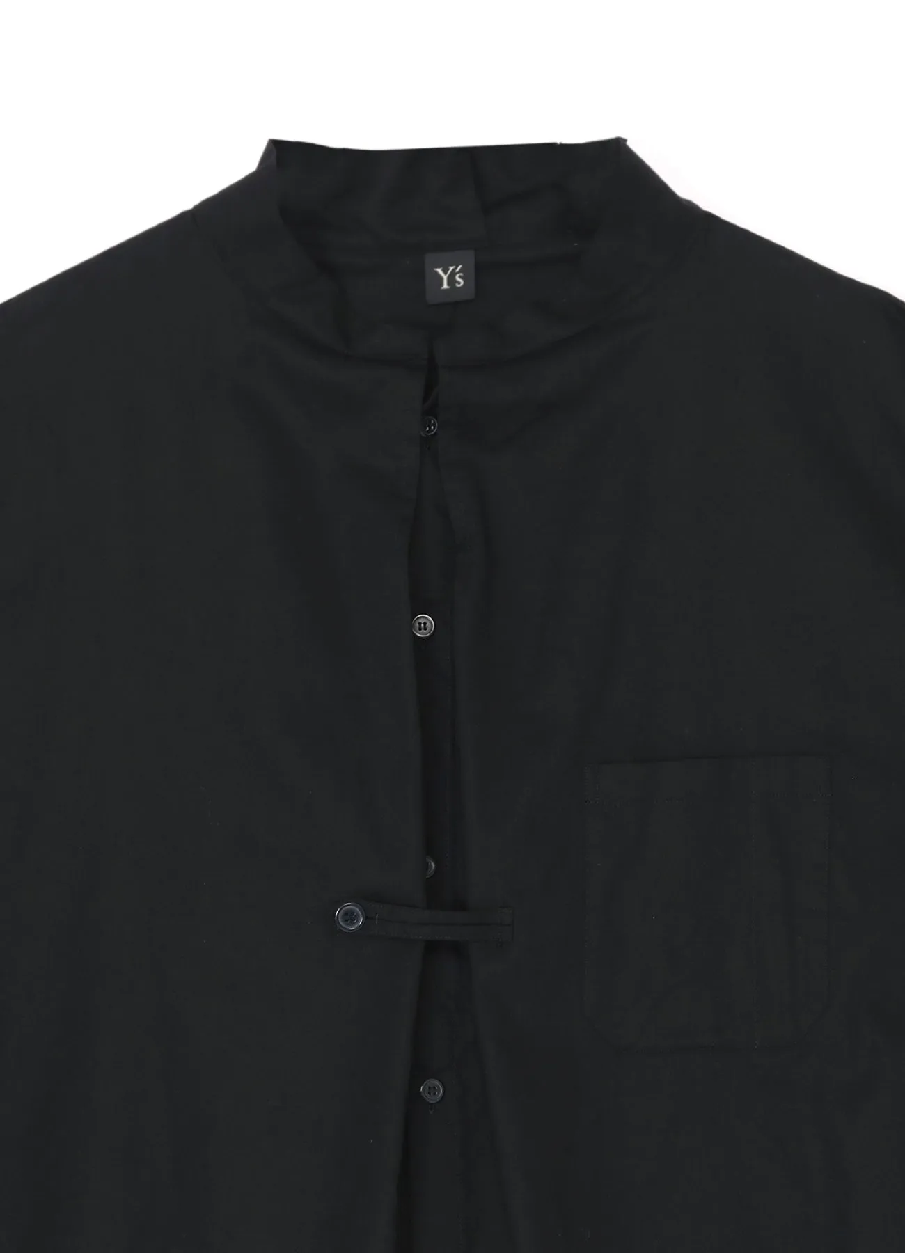 THIN COTTON TWILL PLEATED SHIRT DRESS sold by Yohji Yamamoto product image thumbnail 4