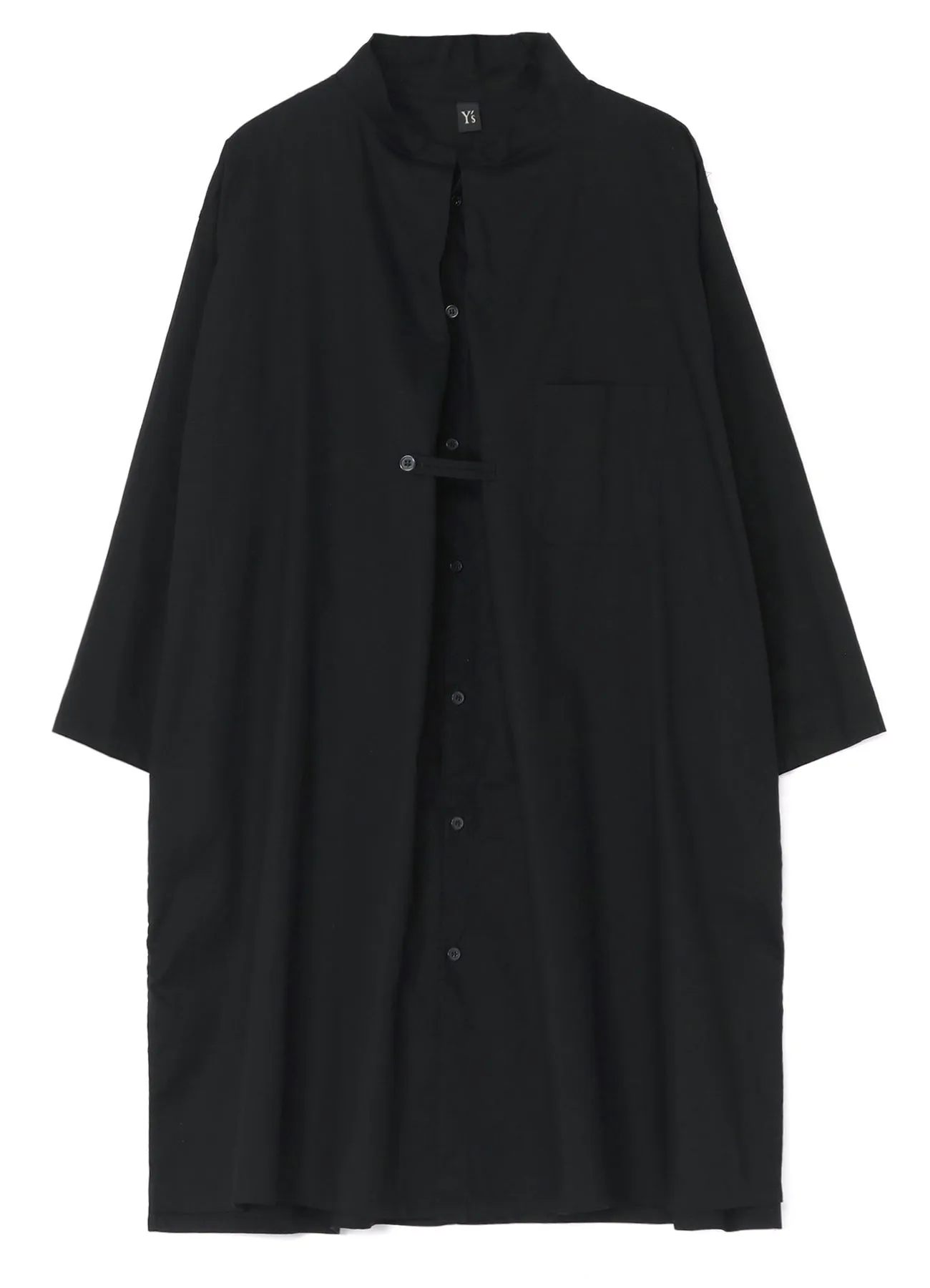 THIN COTTON TWILL PLEATED SHIRT DRESS sold by Yohji Yamamoto product image thumbnail 2