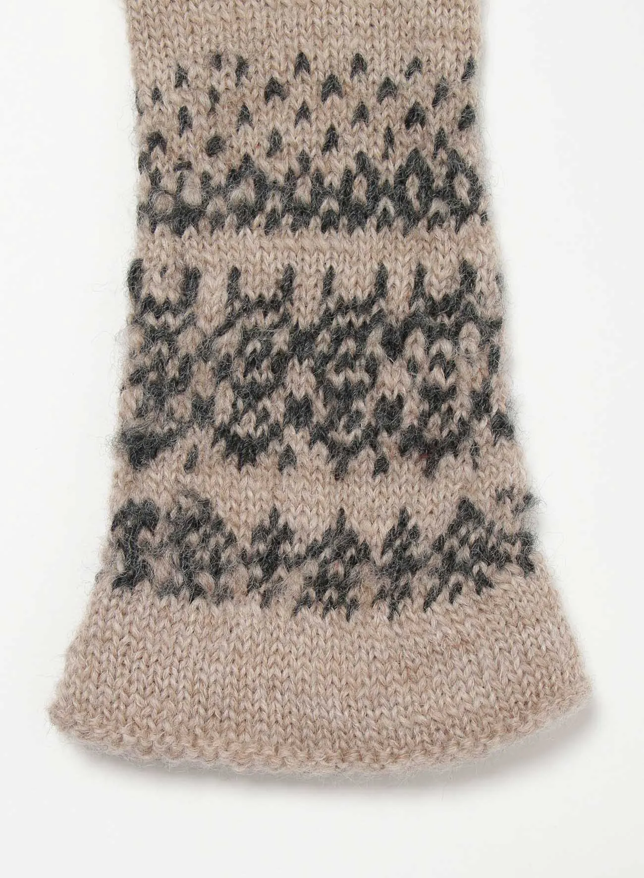 FAIR ISLE PATTERN FINGERLESS GLOVES sold by Yohji Yamamoto product image thumbnail 5