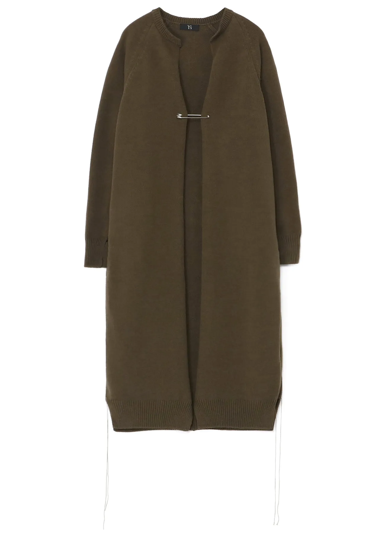 COTTON ACRYLIC LINEN LIKE FINISH LINKING YARN CARDIGAN sold by Yohji Yamamoto product image thumbnail 2