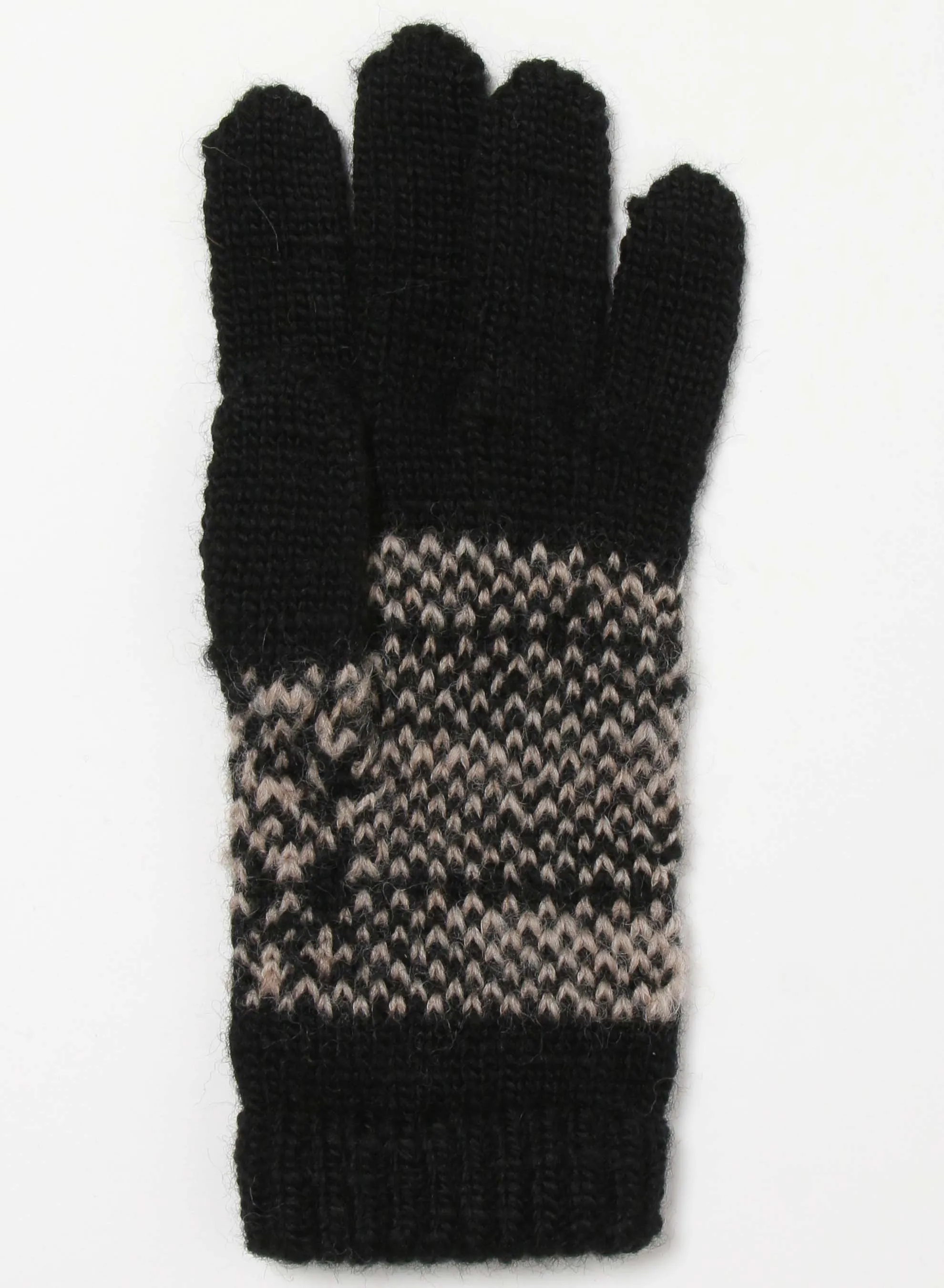 FAIR ISLE PATTERN GLOVES sold by Yohji Yamamoto product image thumbnail 4