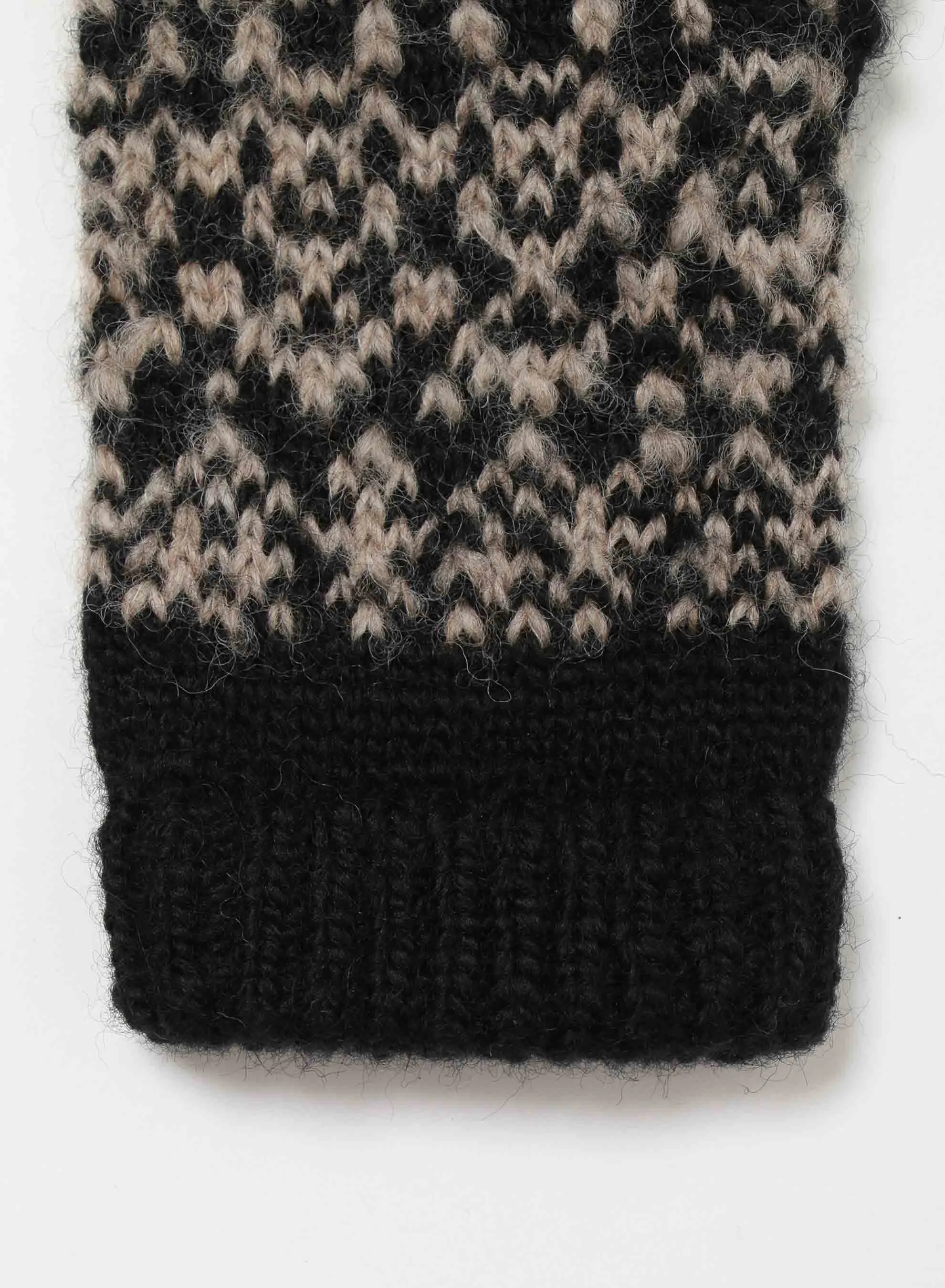 FAIR ISLE PATTERN GLOVES sold by Yohji Yamamoto product image thumbnail 5
