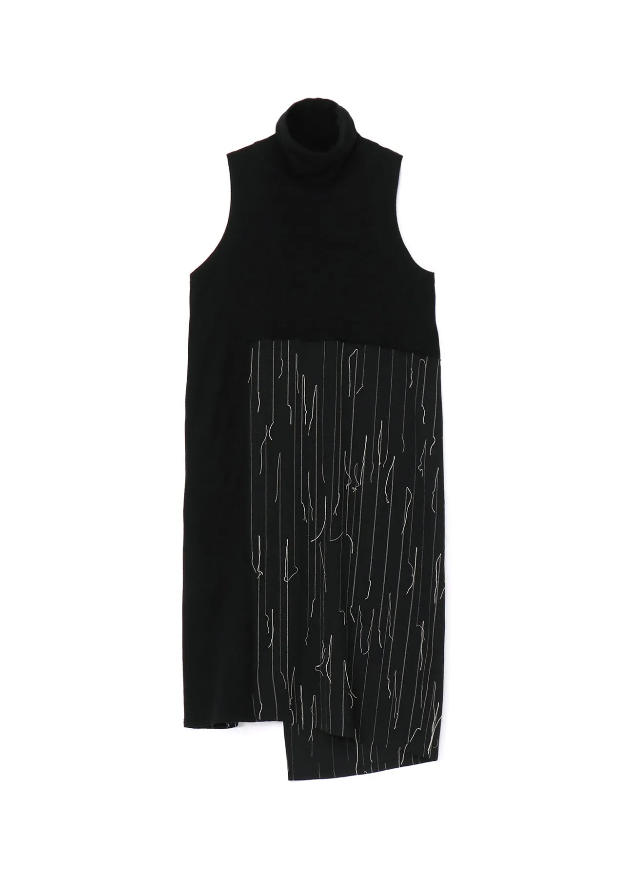 SLEEVELESS KNITTED TURTLENECK DRESS sold by Yohji Yamamoto
