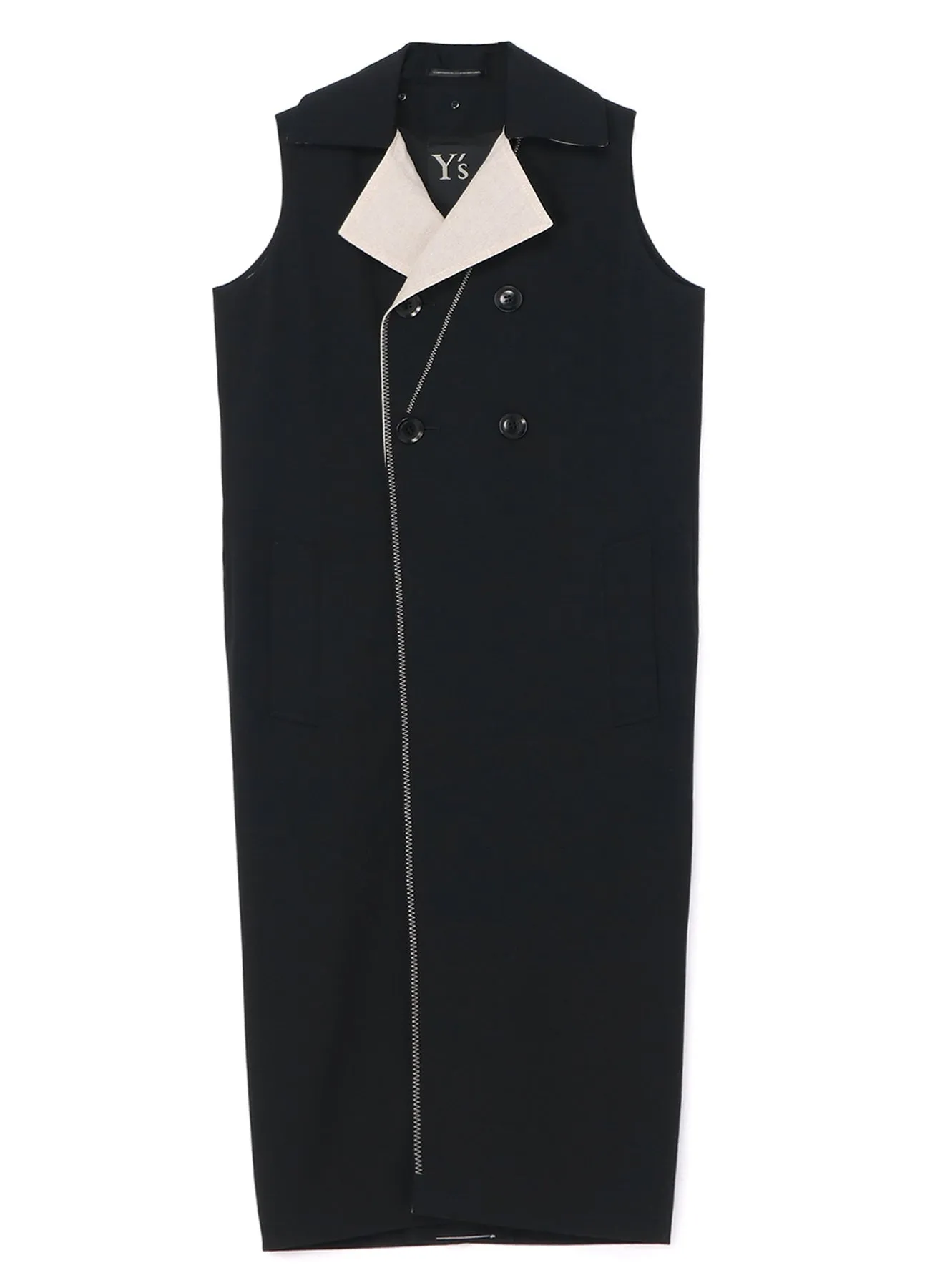 GABARDINE CAPE ATTACHED TRENCH COAT sold by Yohji Yamamoto product image thumbnail 3