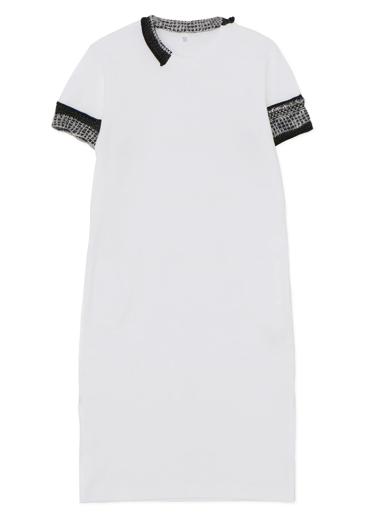 JERSEY AND NATIVE JACQUARD KNIT ATTACHED LONG ONEPIECE sold by Yohji Yamamoto product image thumbnail 2