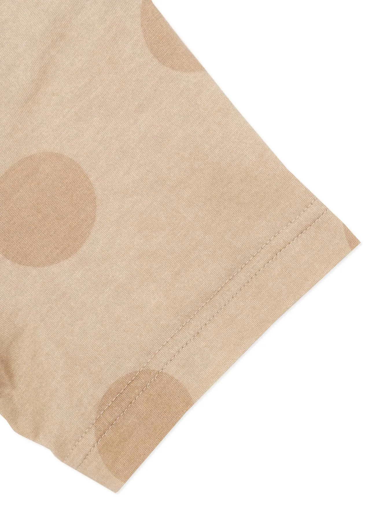 POLKA DOT PRINT T-SHIRT WITH GATHERED DETAIL A sold by Yohji Yamamoto product image thumbnail 5