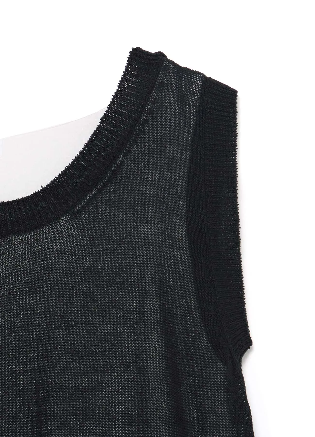 LINEN-LIKE COTTON LAYERED DRESS sold by Yohji Yamamoto product image thumbnail 5