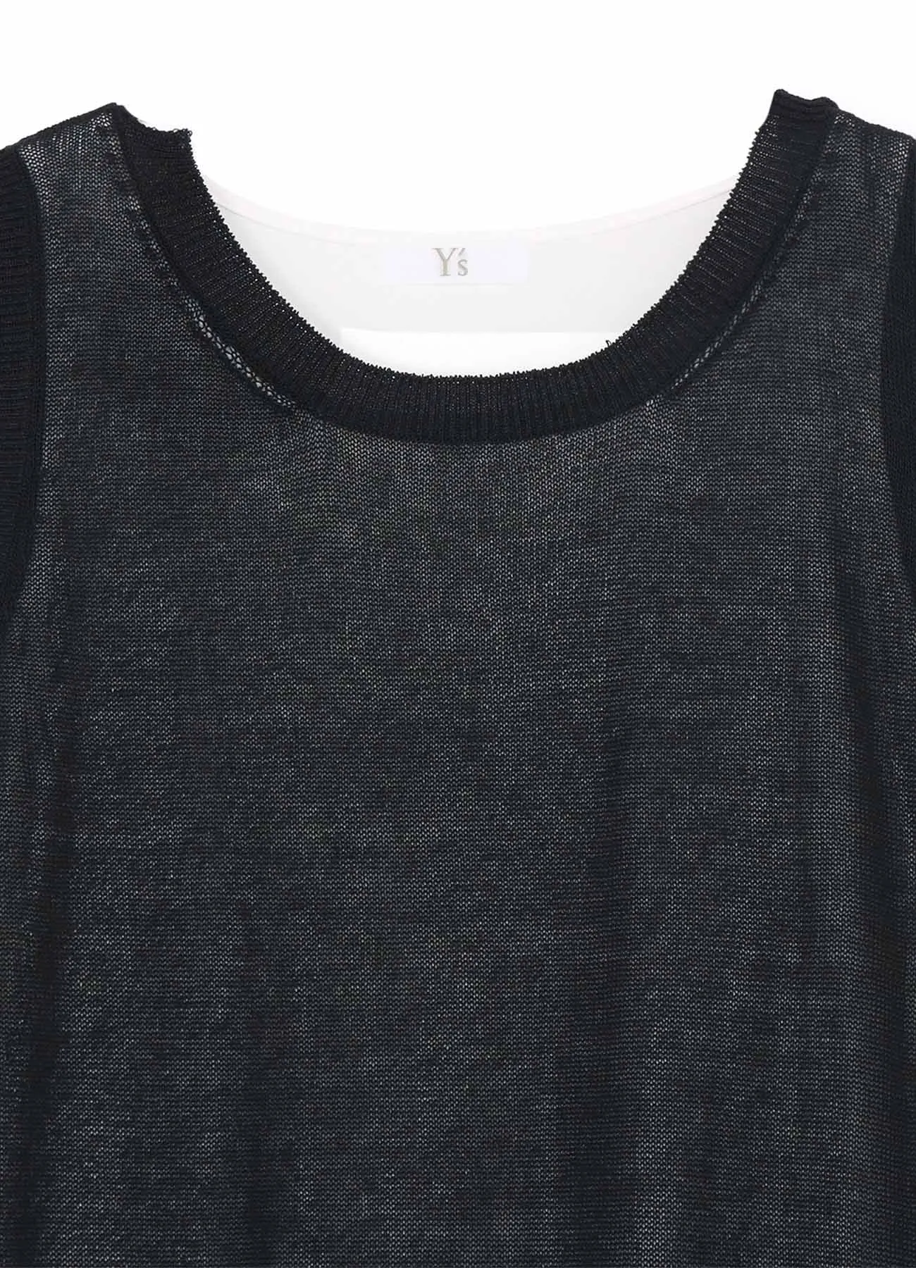 LINEN-LIKE COTTON LAYERED DRESS sold by Yohji Yamamoto product image thumbnail 4