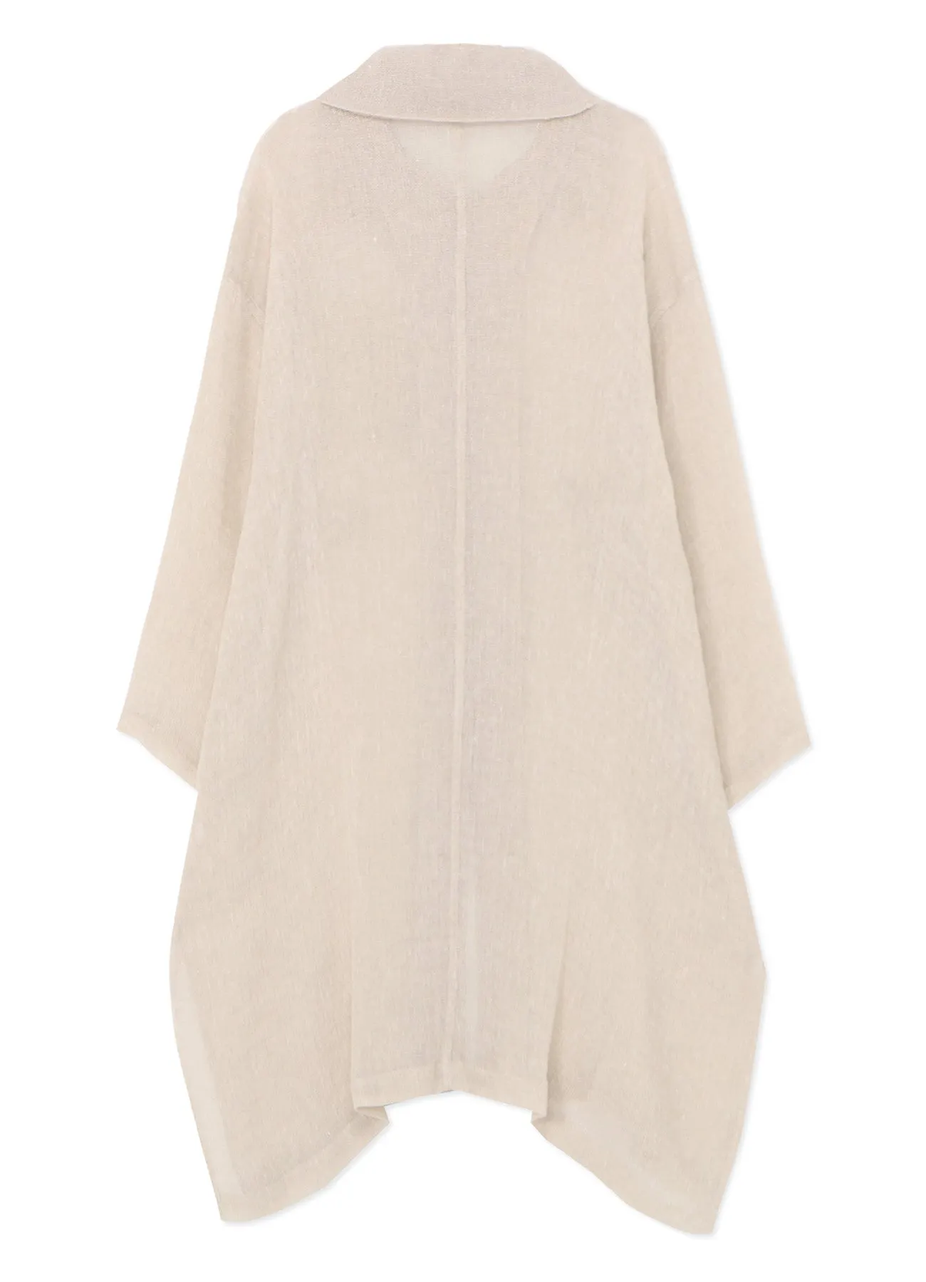 LENO CLOTH STAND COLLAR DRESS sold by Yohji Yamamoto product image thumbnail 3