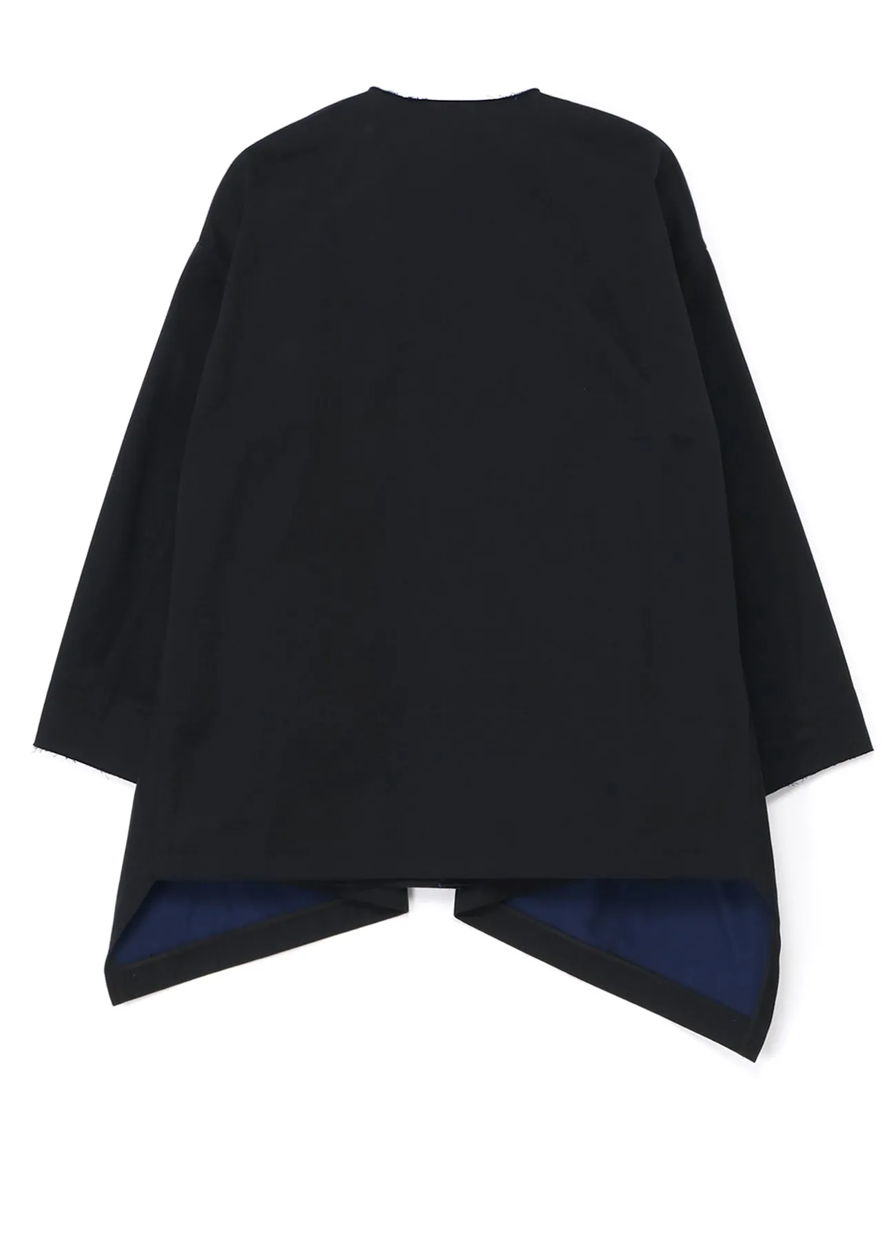 DOUBLE FACED TWILL NO COLLAR SHORT COAT sold by Yohji Yamamoto product image thumbnail 3