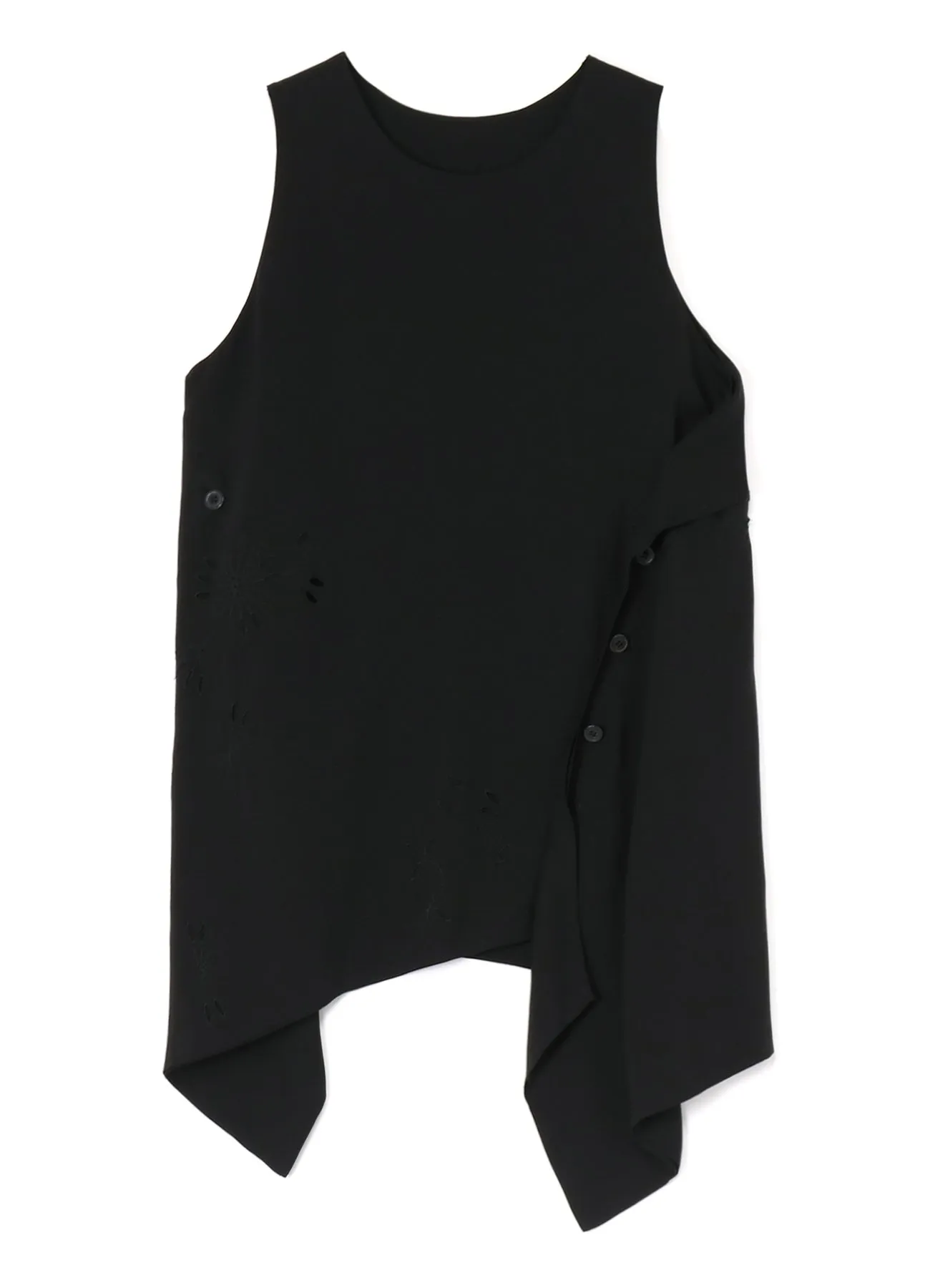 SLEEVELESS WRAP TOP sold by Yohji Yamamoto product image thumbnail 2