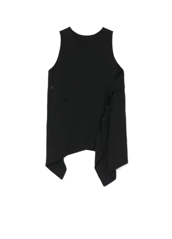 SLEEVELESS WRAP TOP sold by Yohji Yamamoto