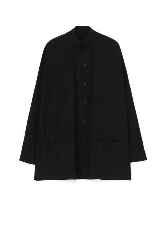 [Y's-Black Name]KHADI CHINA SHIRT sold by Yohji Yamamoto