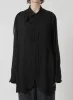 [Y's-Black Name]CELLULOSE LAWN TAPE SNAP SHIRT sold by Yohji Yamamoto