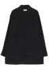 [Y's-Black Name]CELLULOSE LAWN TAPE SNAP SHIRT sold by Yohji Yamamoto
