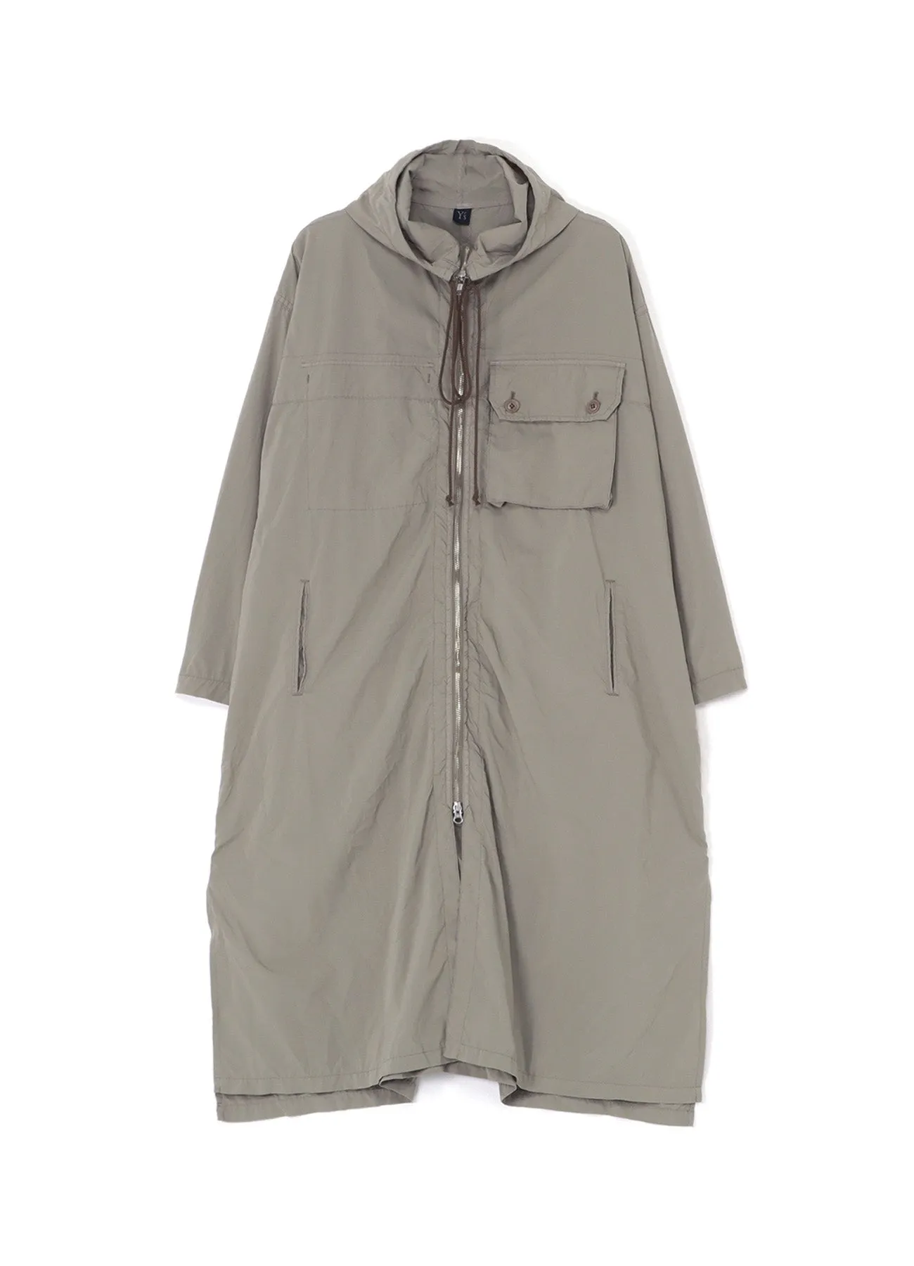 TYPEWRITER POLYESTER HOODED DRESS sold by Yohji Yamamoto