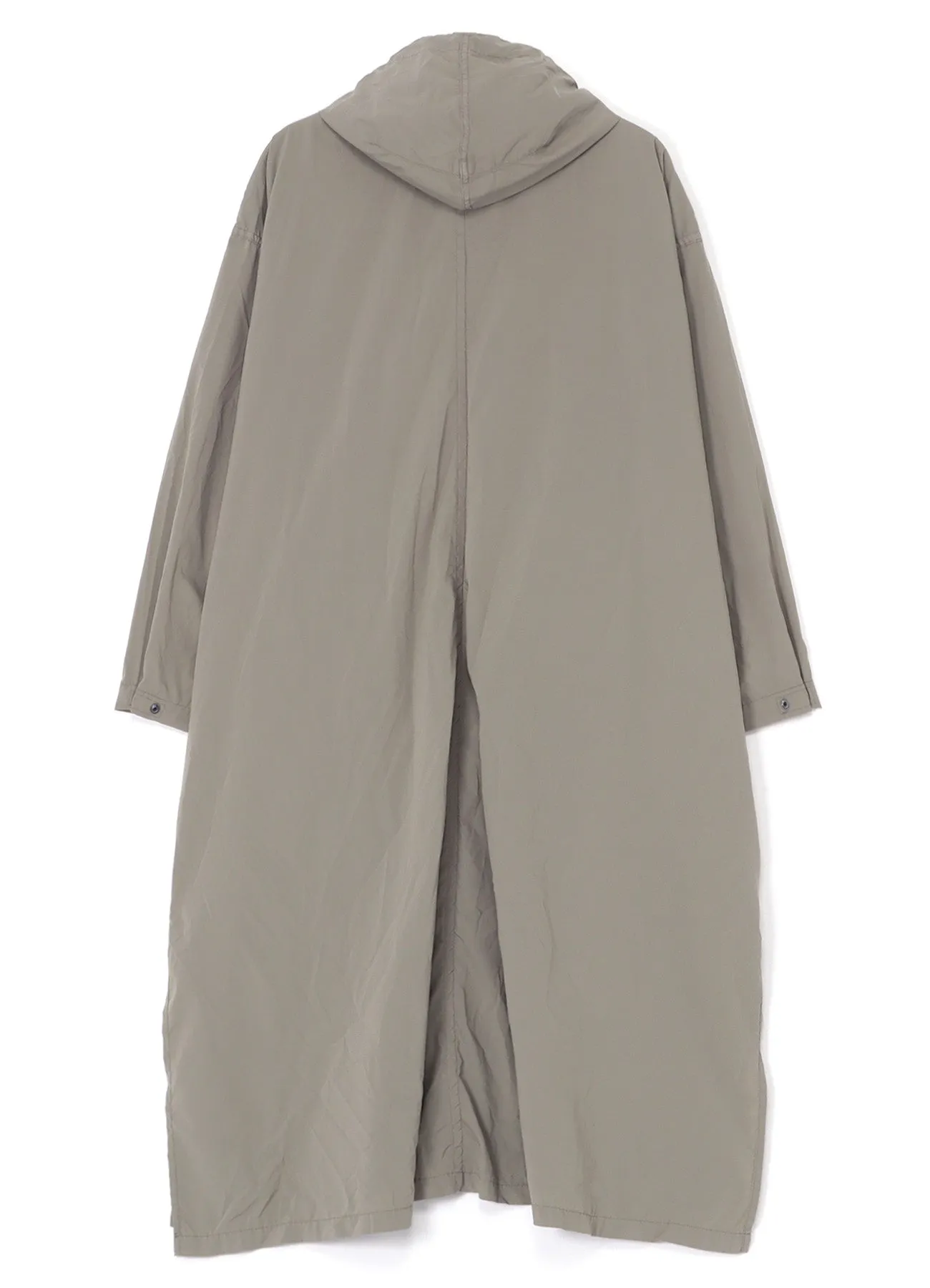 TYPEWRITER POLYESTER HOODED DRESS sold by Yohji Yamamoto product image thumbnail 3