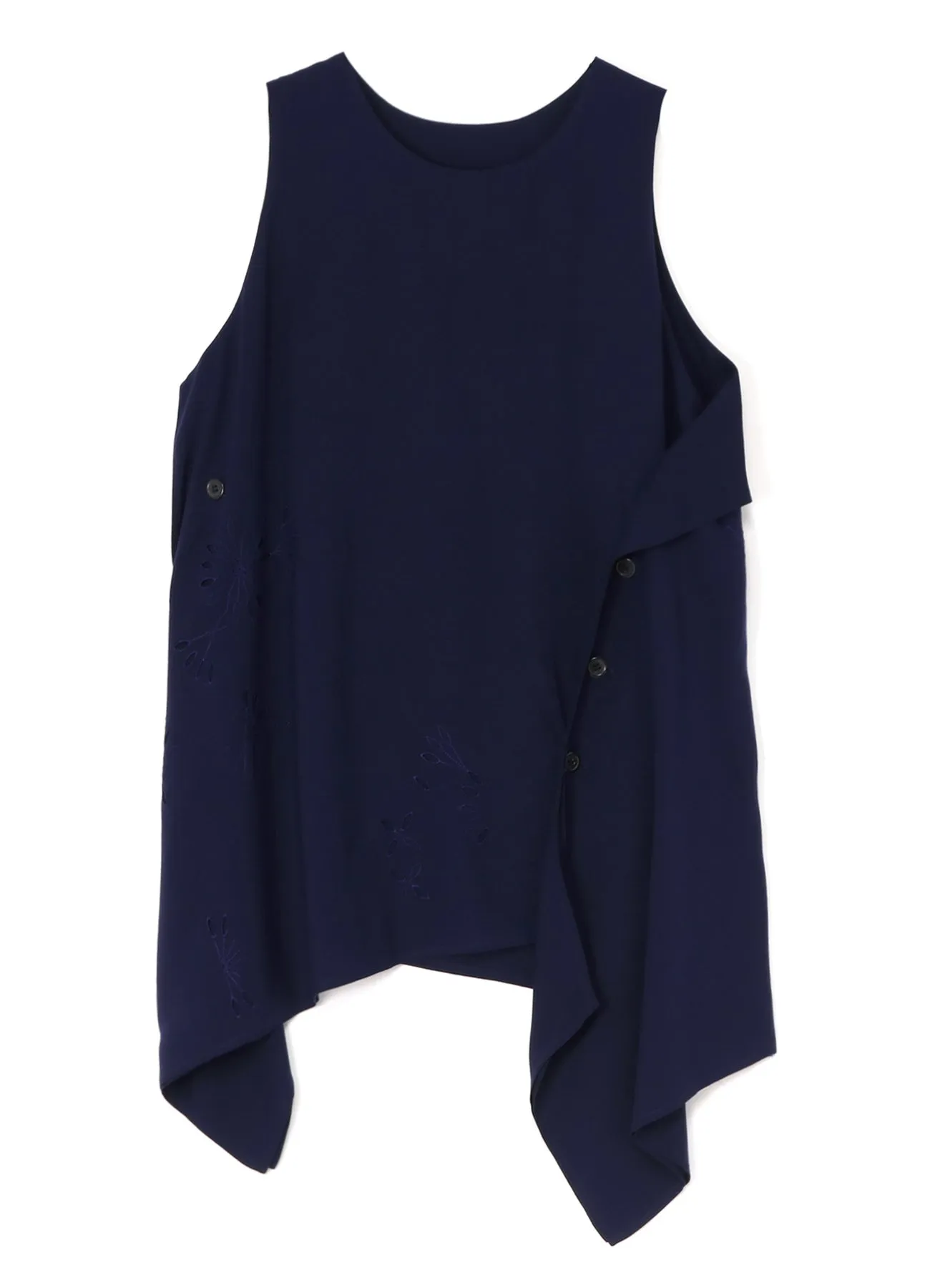 SLEEVELESS WRAP TOP sold by Yohji Yamamoto product image thumbnail 2