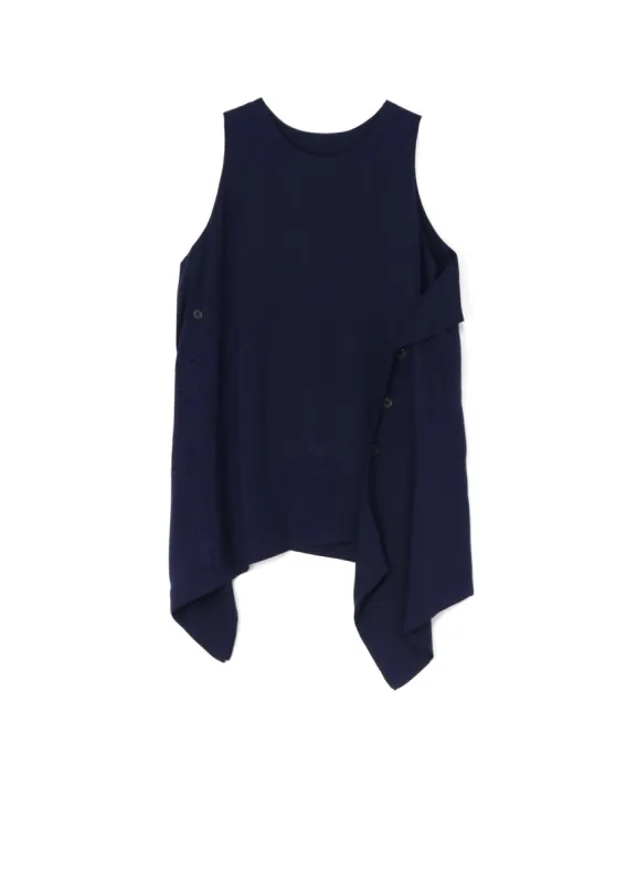 SLEEVELESS WRAP TOP sold by Yohji Yamamoto