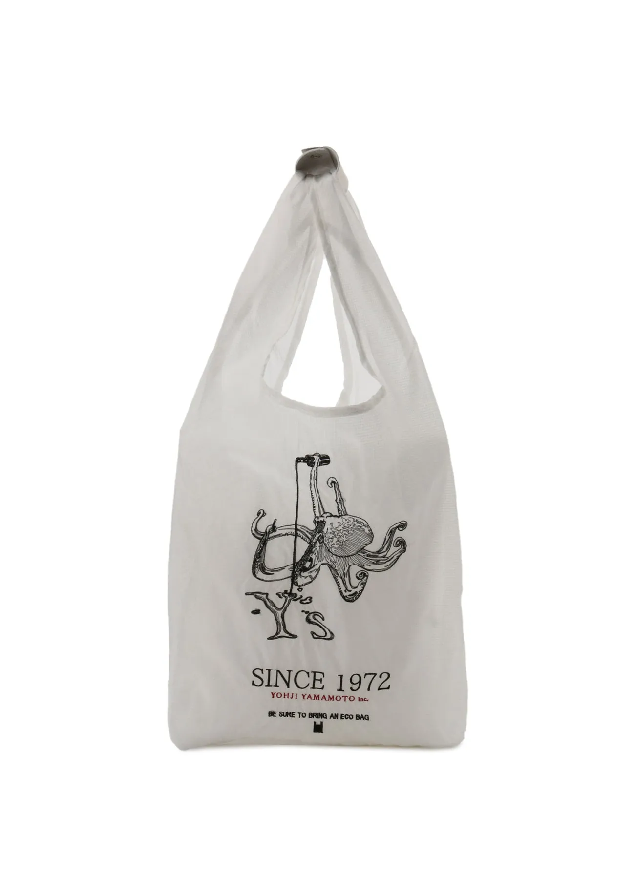 NYLON EMBROIDERY RIPSTOP OCTOPUS BAG sold by Yohji Yamamoto