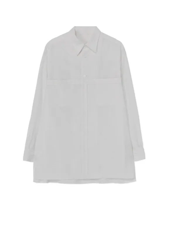 [Y's-Black Name]KHADI TAPE FLAP POCKET SHIRT sold by Yohji Yamamoto