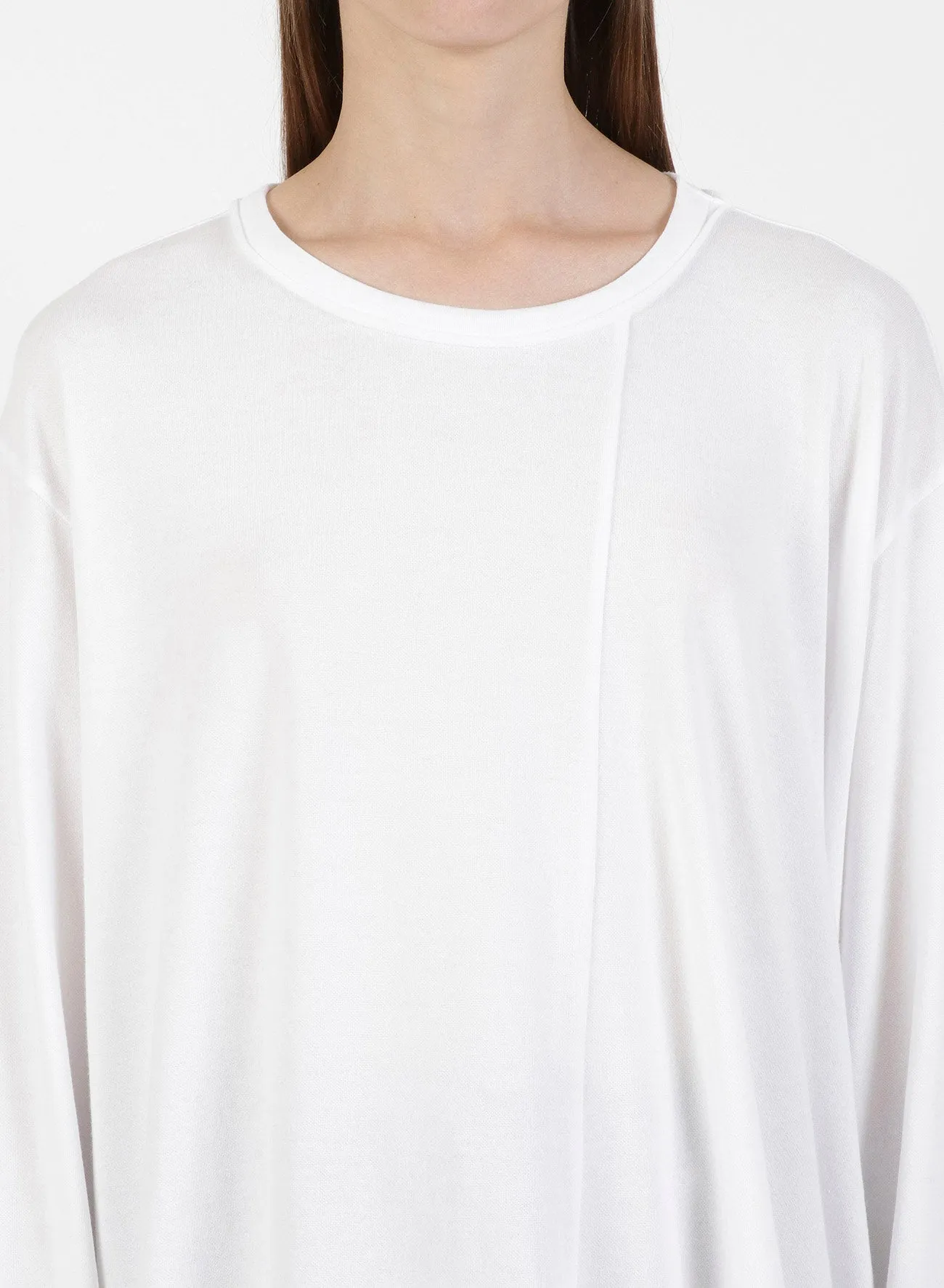 FLEECE PATCH ASSYME LONG SLEEVE T sold by Yohji Yamamoto product image thumbnail 5