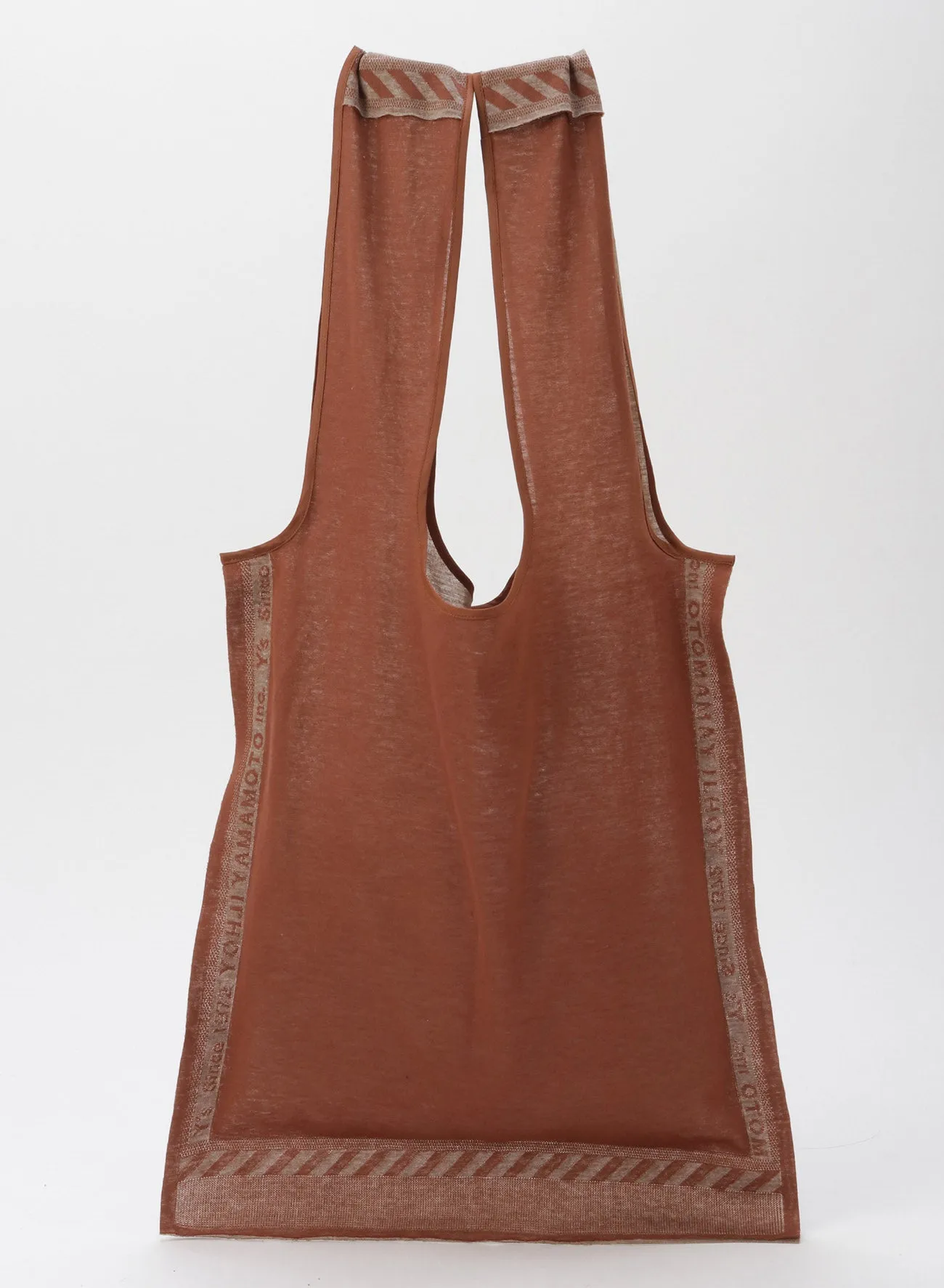 WOOL JACQUARD CUT & SEWN BAG sold by Yohji Yamamoto product image thumbnail 3