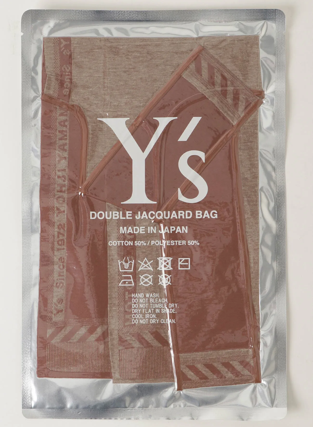 WOOL JACQUARD CUT & SEWN BAG sold by Yohji Yamamoto product image thumbnail 2