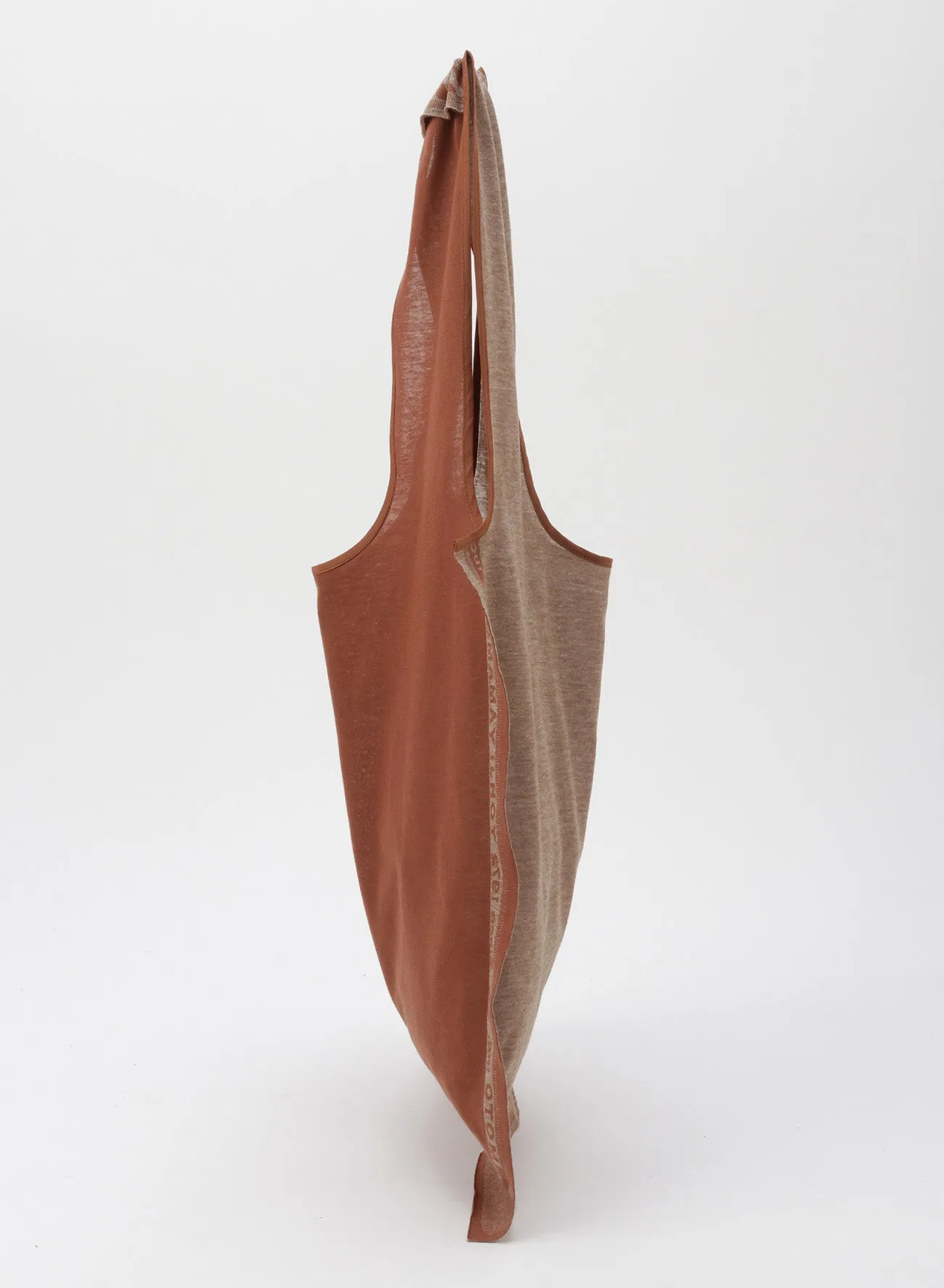 WOOL JACQUARD CUT & SEWN BAG sold by Yohji Yamamoto product image thumbnail 5