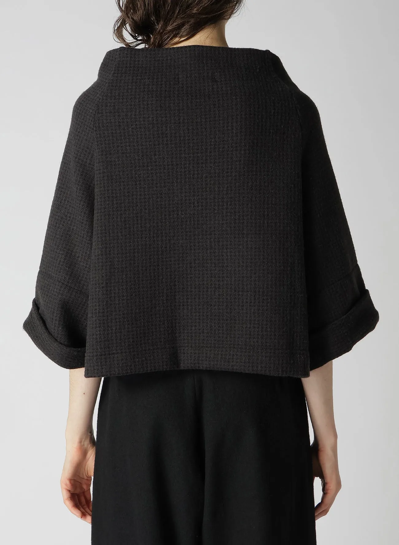 HOUNDSTOOTH JACQUARD 4-BUTTON JACKET sold by Yohji Yamamoto product image thumbnail 5