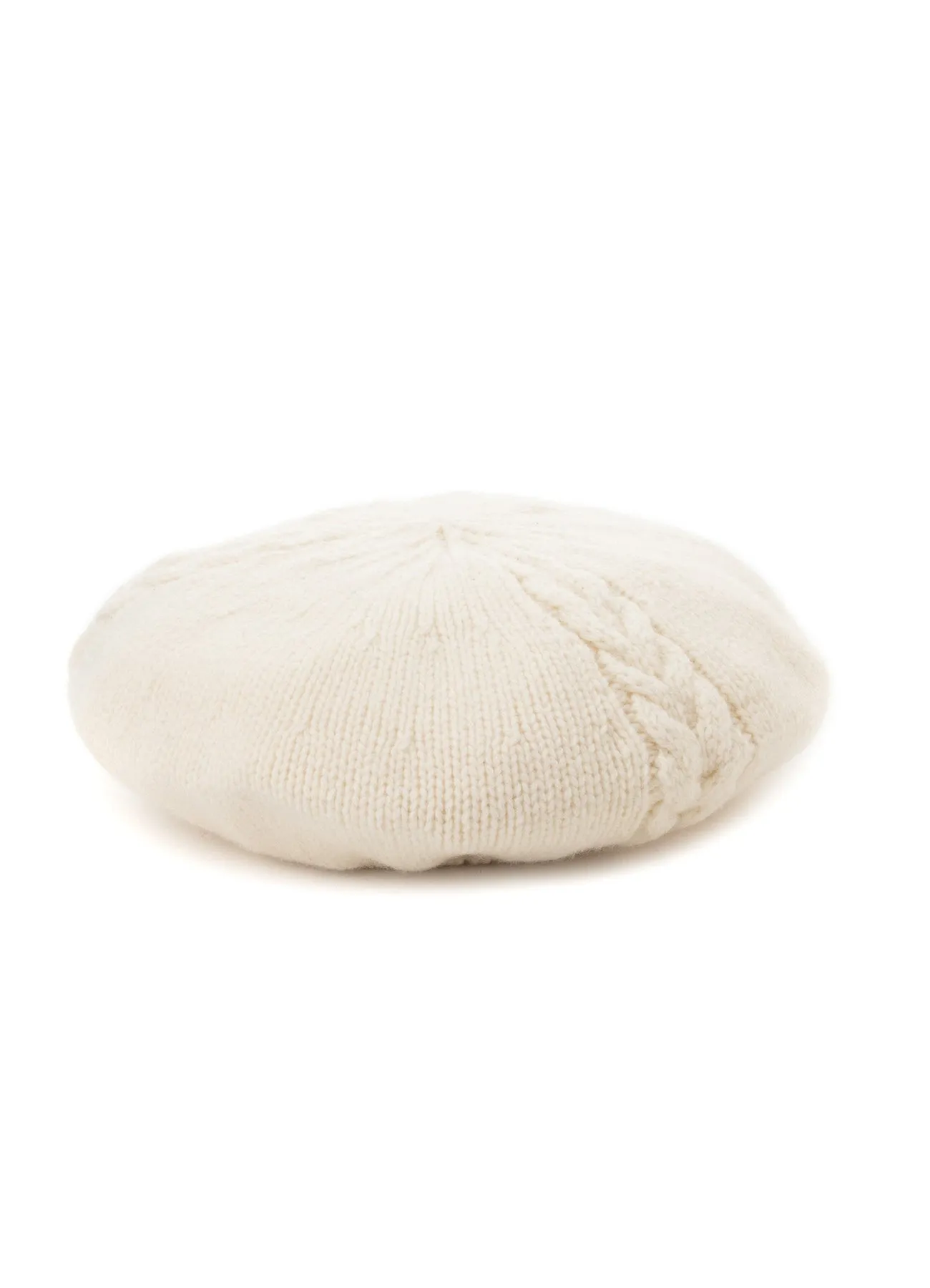 WOOL CABLE KNITTED BERET sold by Yohji Yamamoto product image thumbnail 2