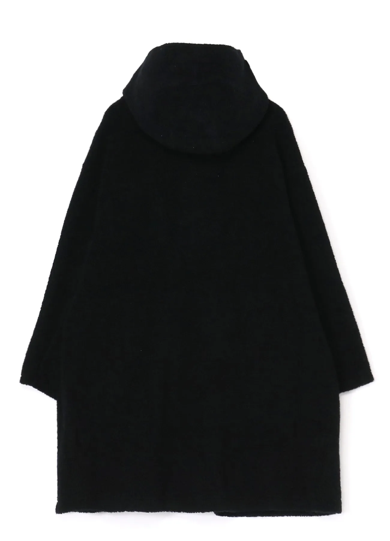 WOOL BREND PILE HOODED COAT sold by Yohji Yamamoto product image thumbnail 4