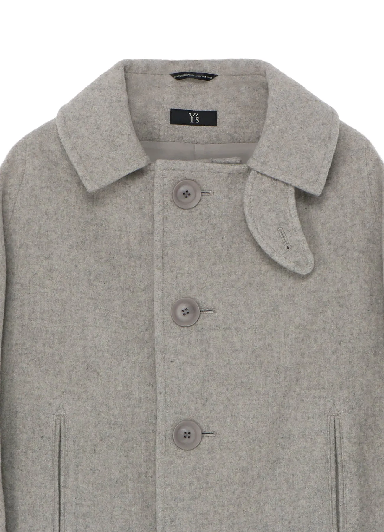 AIRY MOSSER MIDDLE COAT sold by Yohji Yamamoto product image thumbnail 5