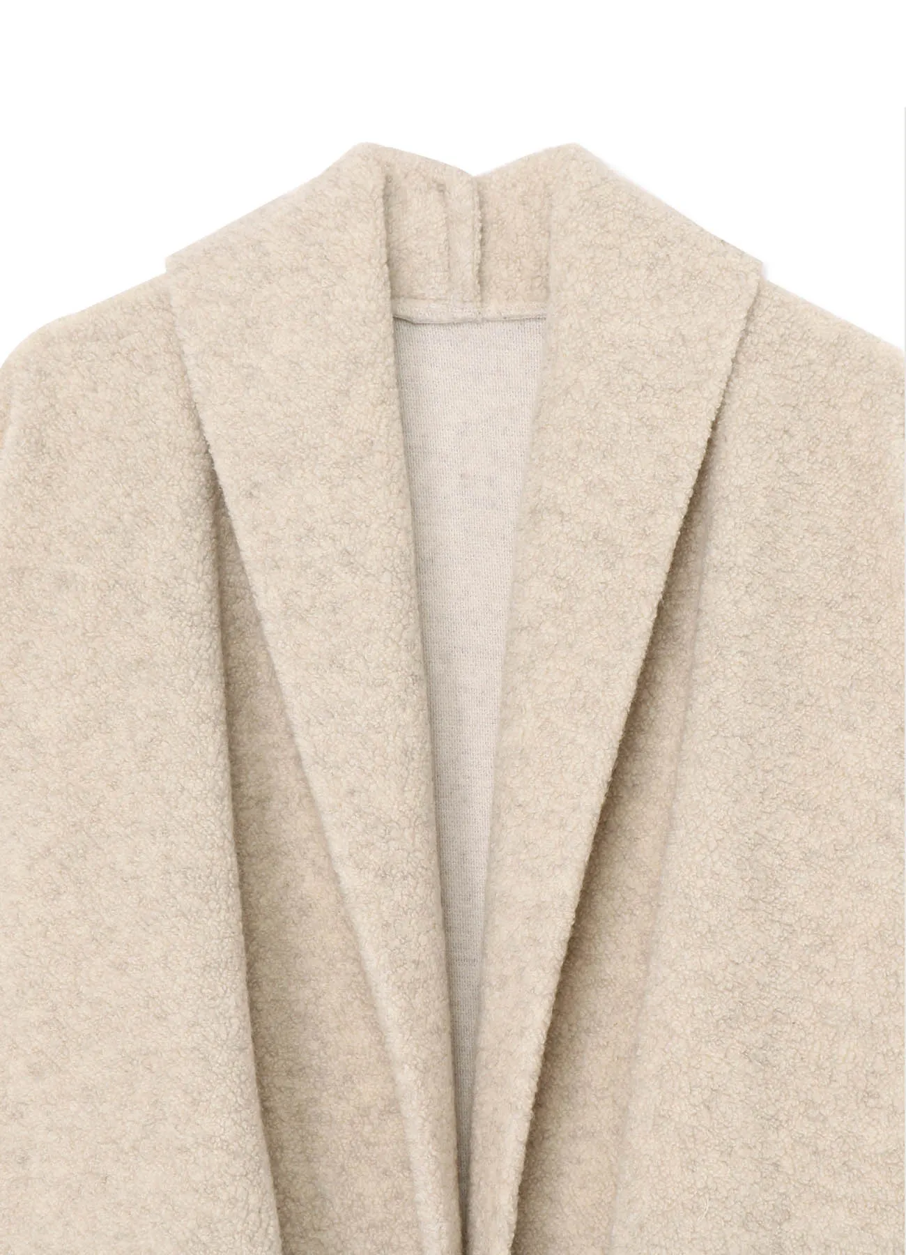 WOOL BREND PILE V NECK JACKET sold by Yohji Yamamoto product image thumbnail 4