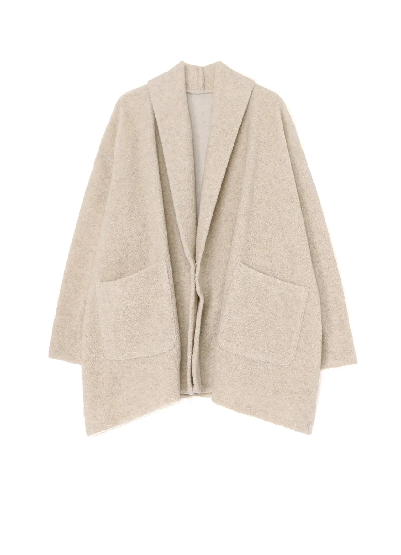 WOOL BREND PILE V NECK JACKET sold by Yohji Yamamoto