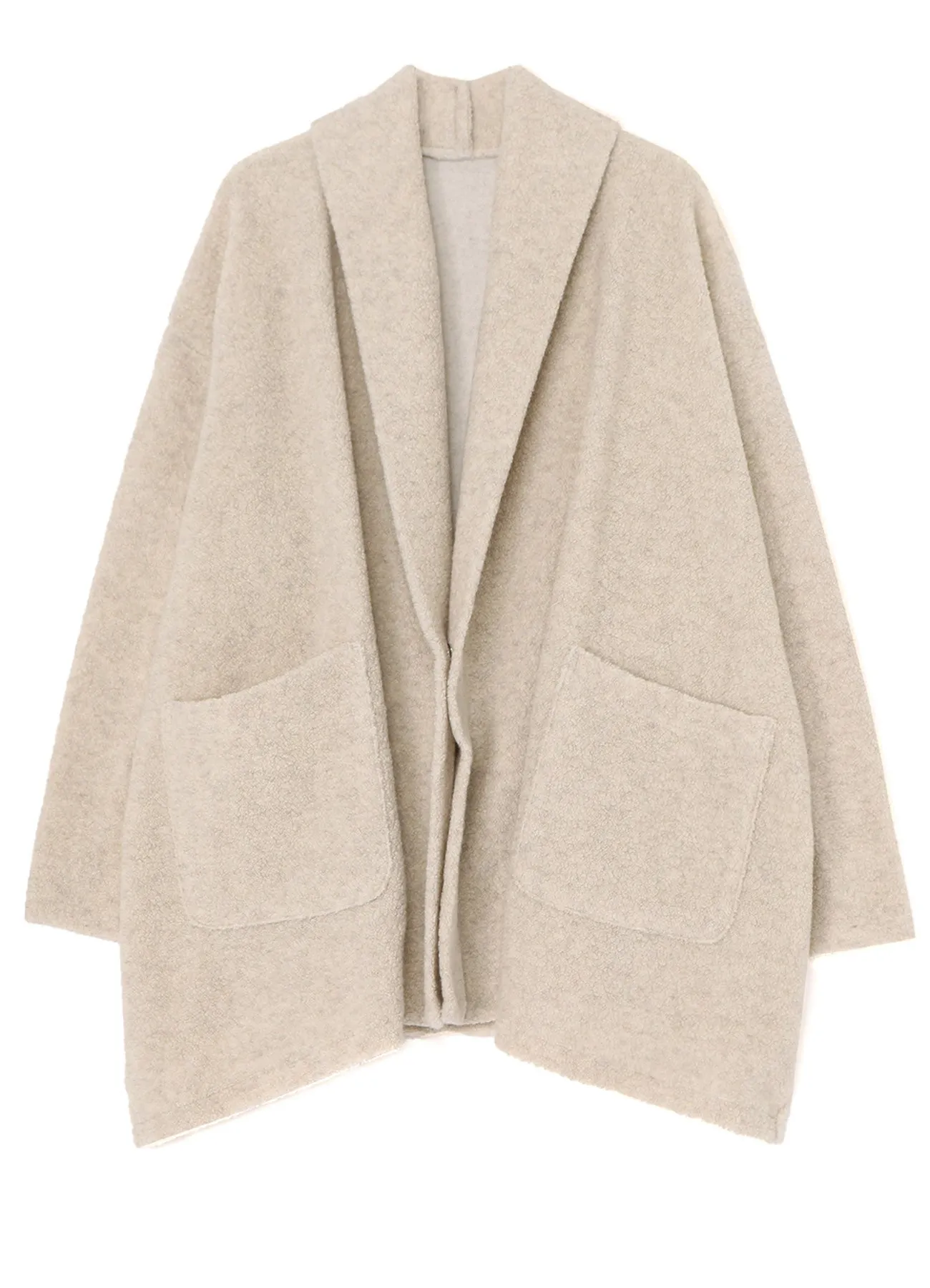 WOOL BREND PILE V NECK JACKET sold by Yohji Yamamoto product image thumbnail 2