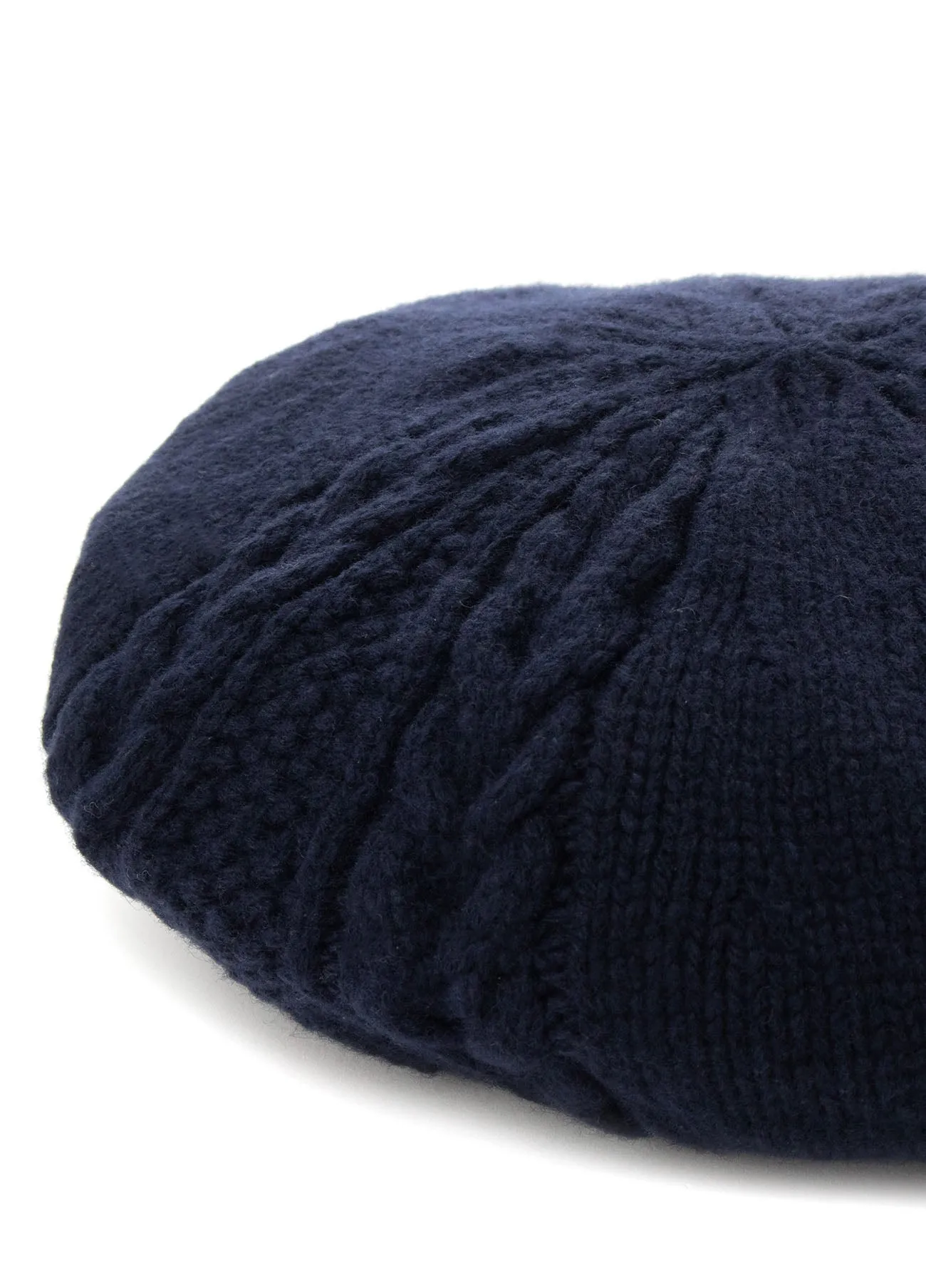 WOOL CABLE KNITTED BERET sold by Yohji Yamamoto product image thumbnail 5