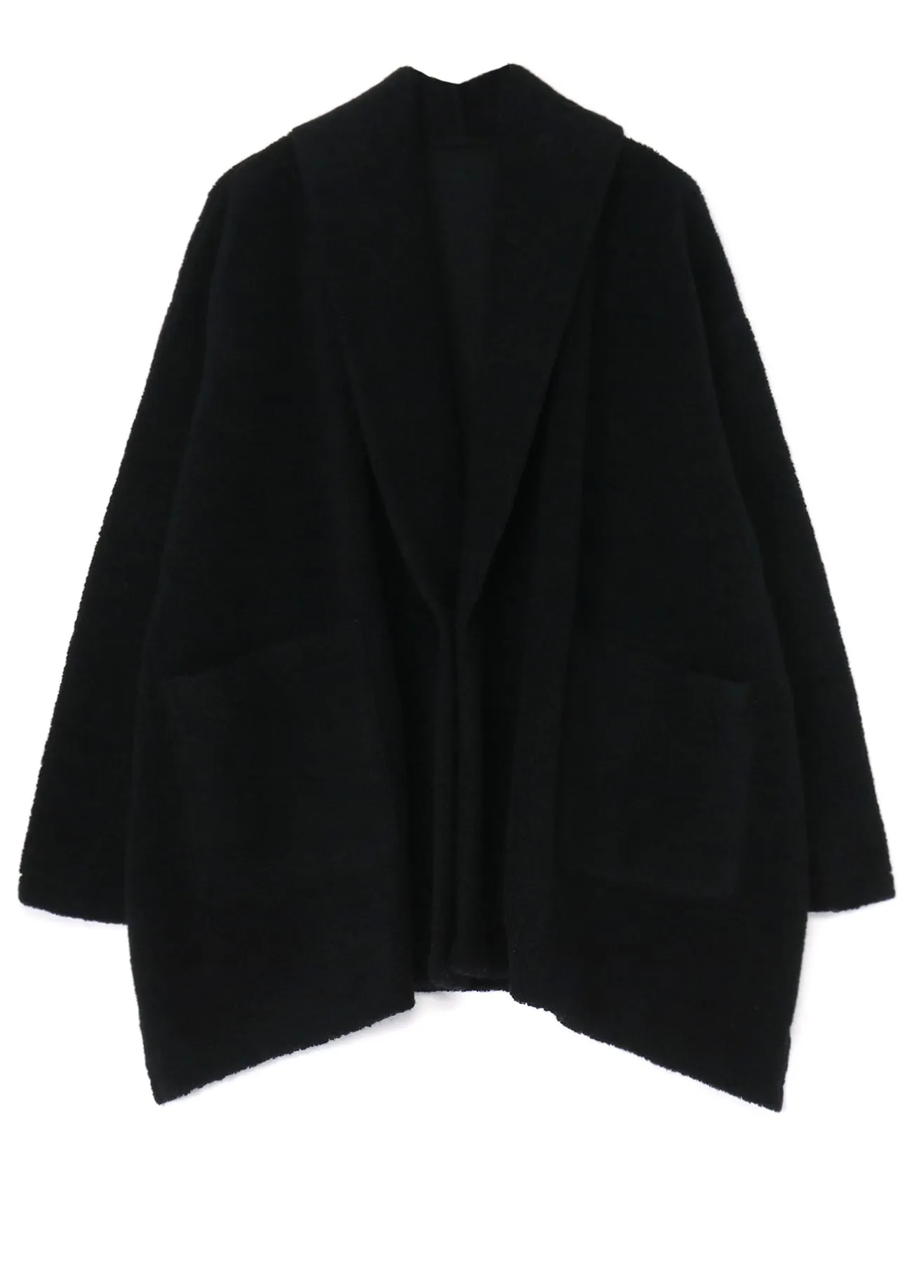 WOOL BREND PILE V NECK JACKET sold by Yohji Yamamoto product image thumbnail 2