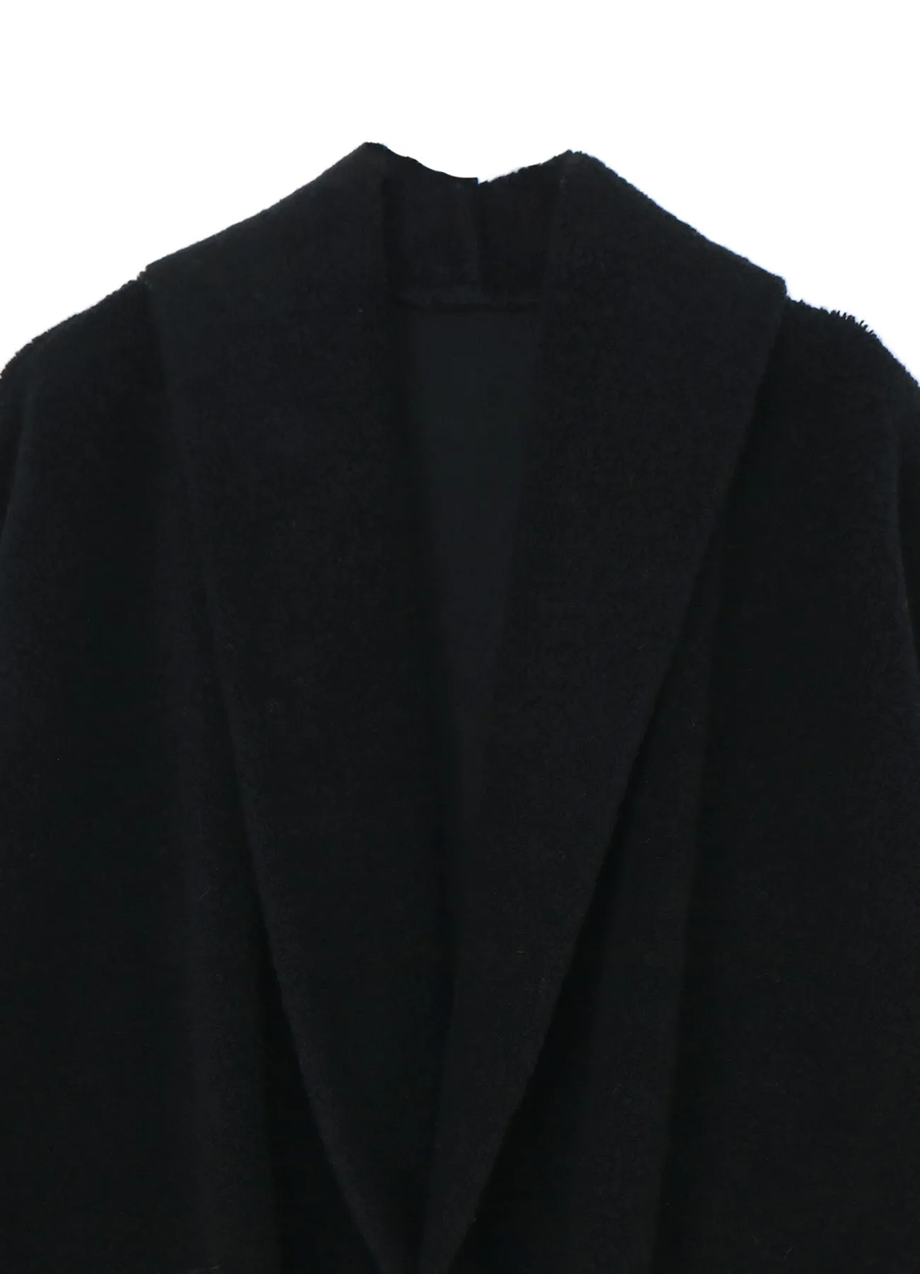 WOOL BREND PILE V NECK JACKET sold by Yohji Yamamoto product image thumbnail 4