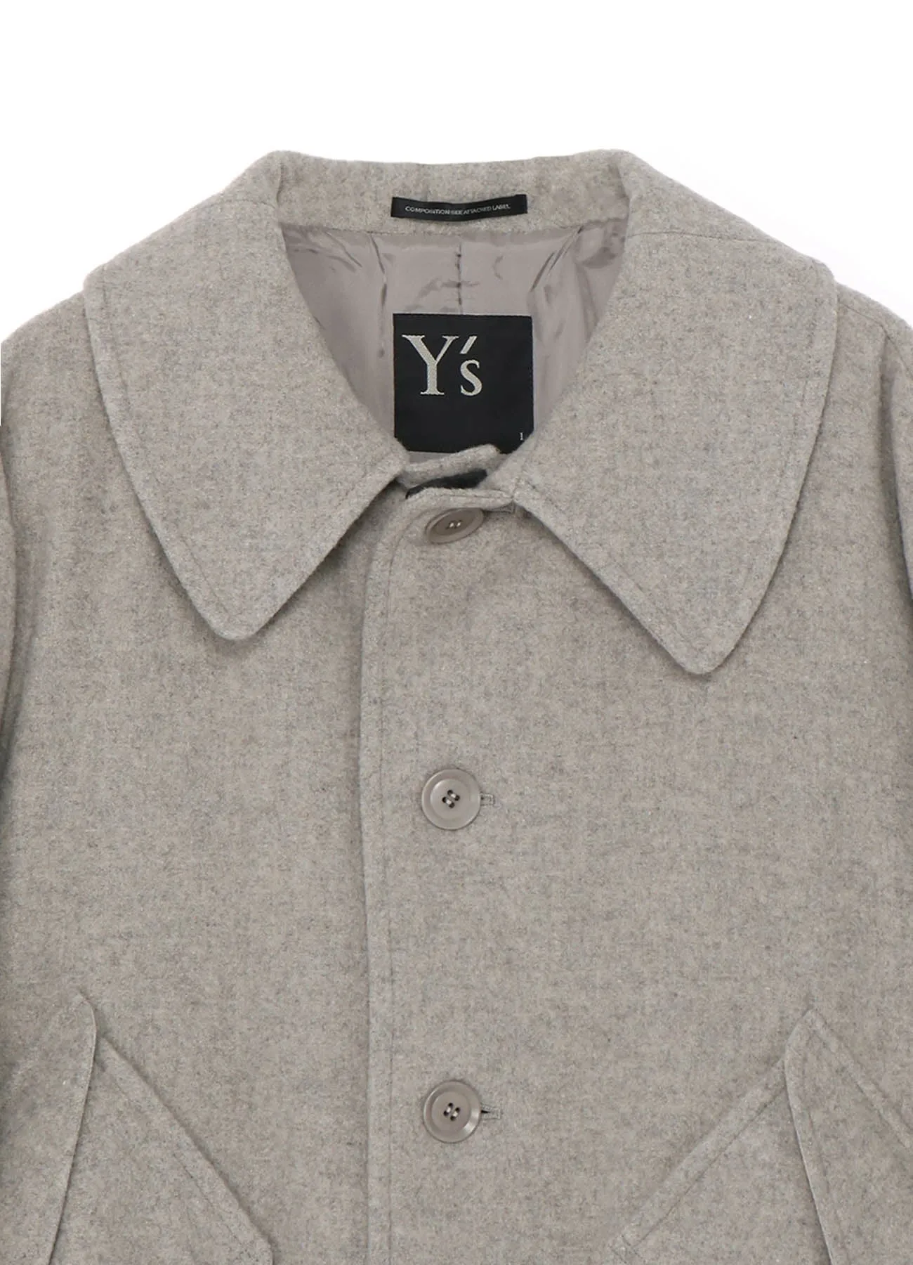 AIRY MOSSER BIG POCKET COAT sold by Yohji Yamamoto product image thumbnail 4