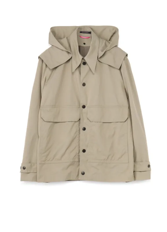 TASLAN Ny LIGHT TWILL WATERPR HOOD Y sold by Yohji Yamamoto