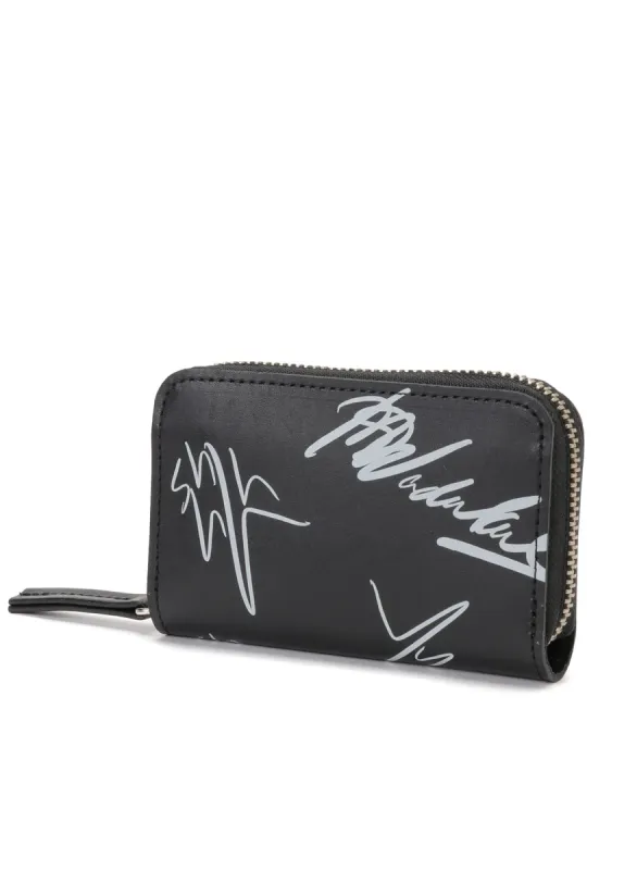 [Y's 1972 - A MOMENT IN Y's WITH MAX VADUKUL]PRINT SOFT LEATHER WALLET made by Yohji Yamamoto