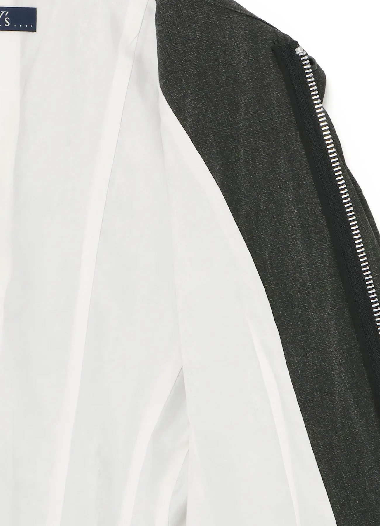 COTTON/LINEN CANVAS INK COATING 5 PANELS COAT sold by Yohji Yamamoto product image thumbnail 5