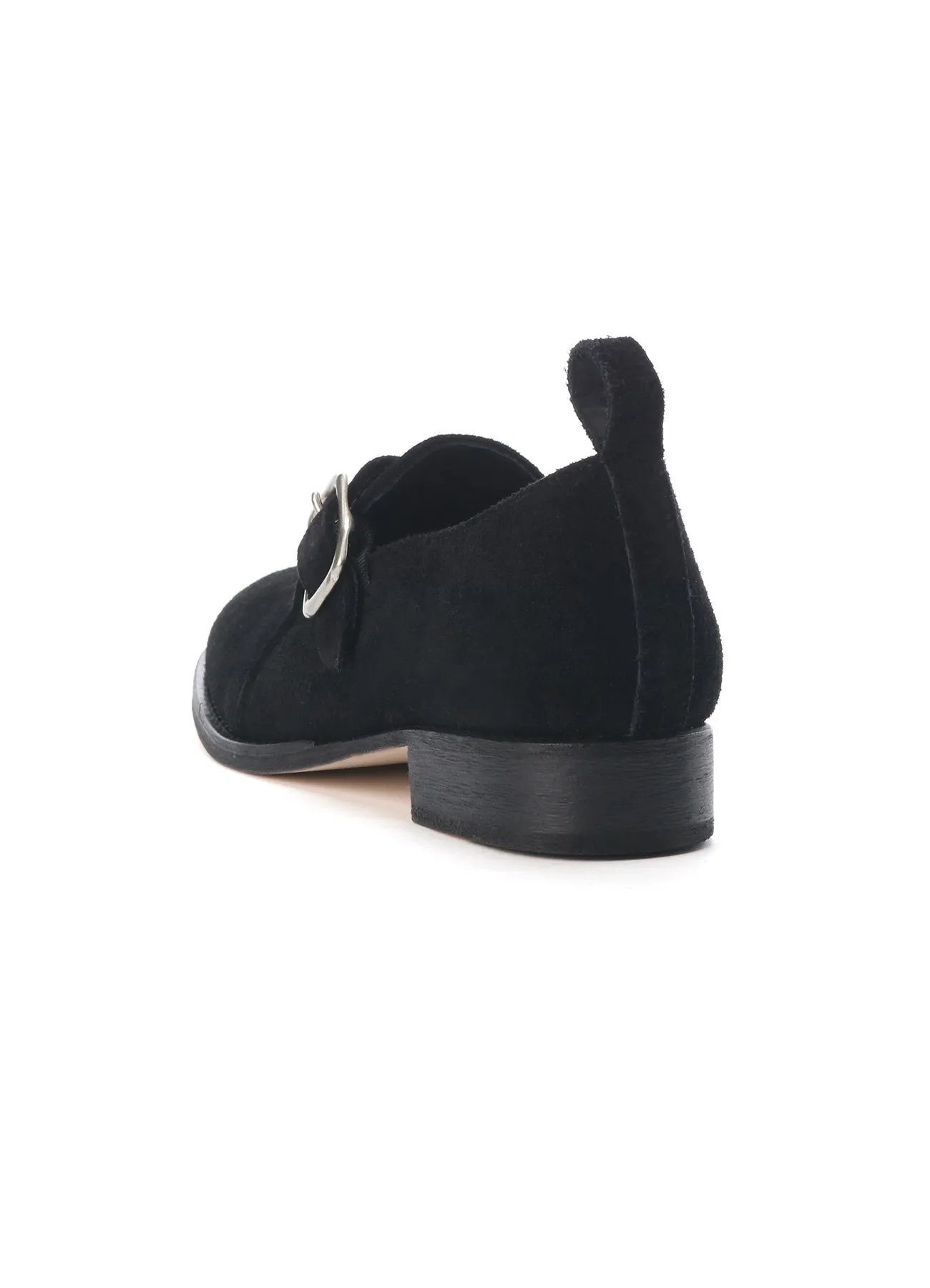 COW SUEDE ONE STRAP SHOES sold by Yohji Yamamoto product image thumbnail 4